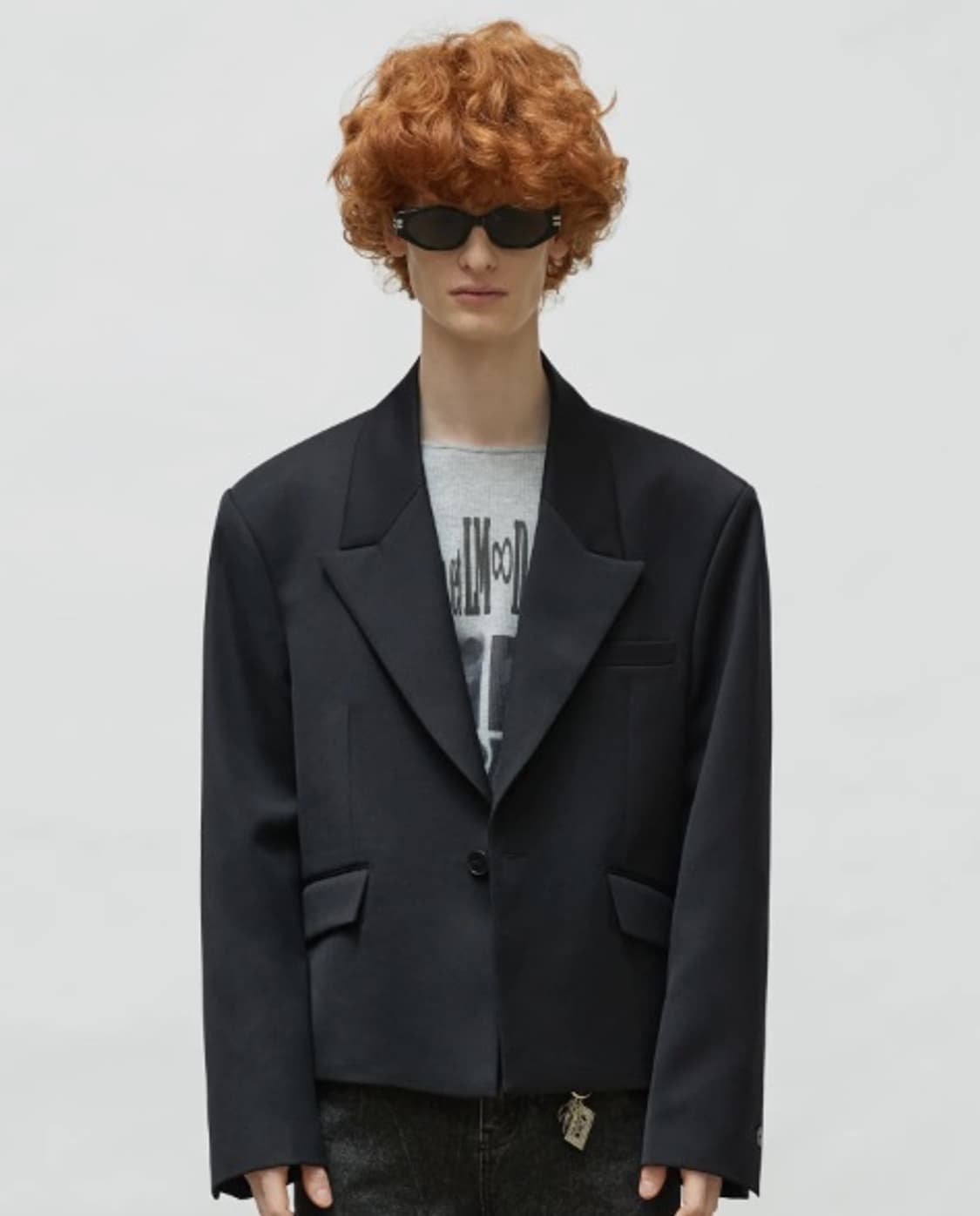 [46] 엘무드 울 크롭 블레이저 상품이미지1