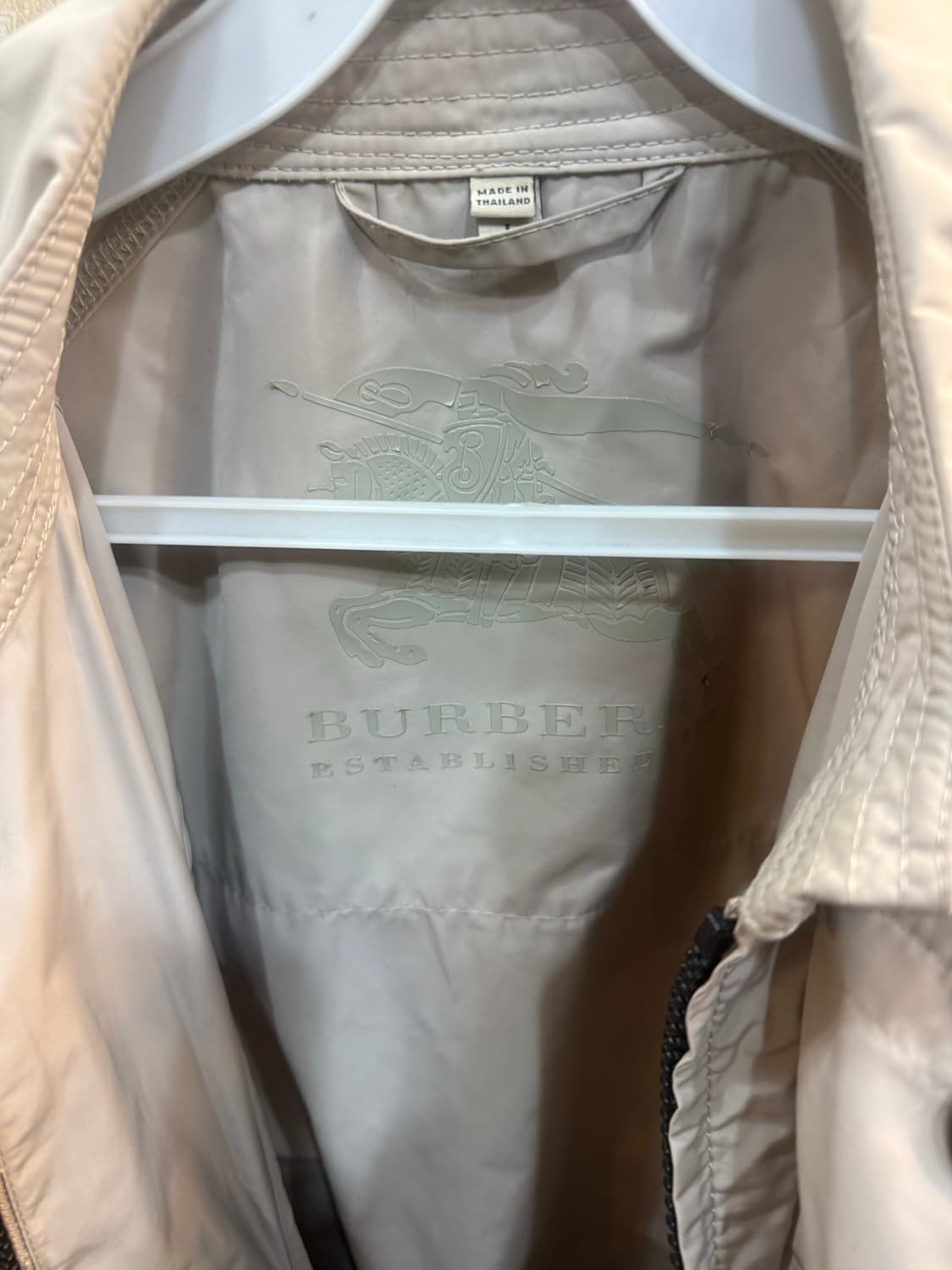 100 정품 버버리 바막 블루종 팝니다 상품이미지4
