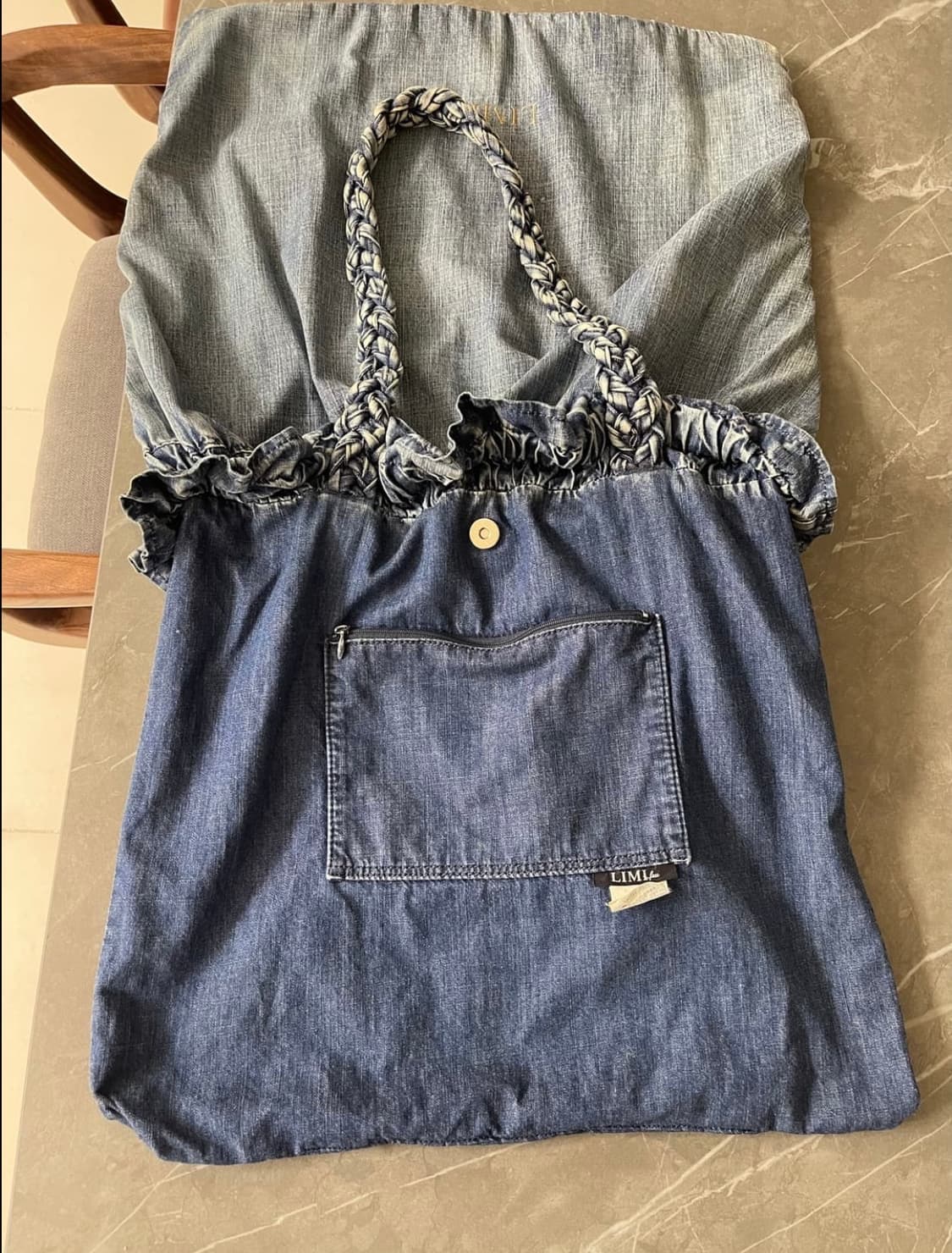 리미 퓨(Limi Feu) 데님 빅 토트백 상품이미지8