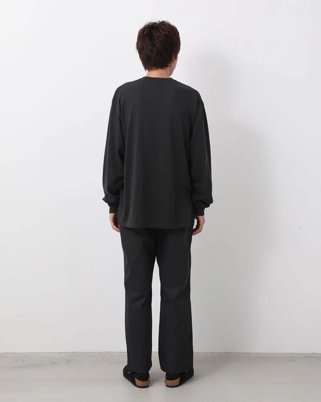 [2]아프레쎄(a.presse) 워크 치노 트라우저 팬츠 차콜  상품이미지3