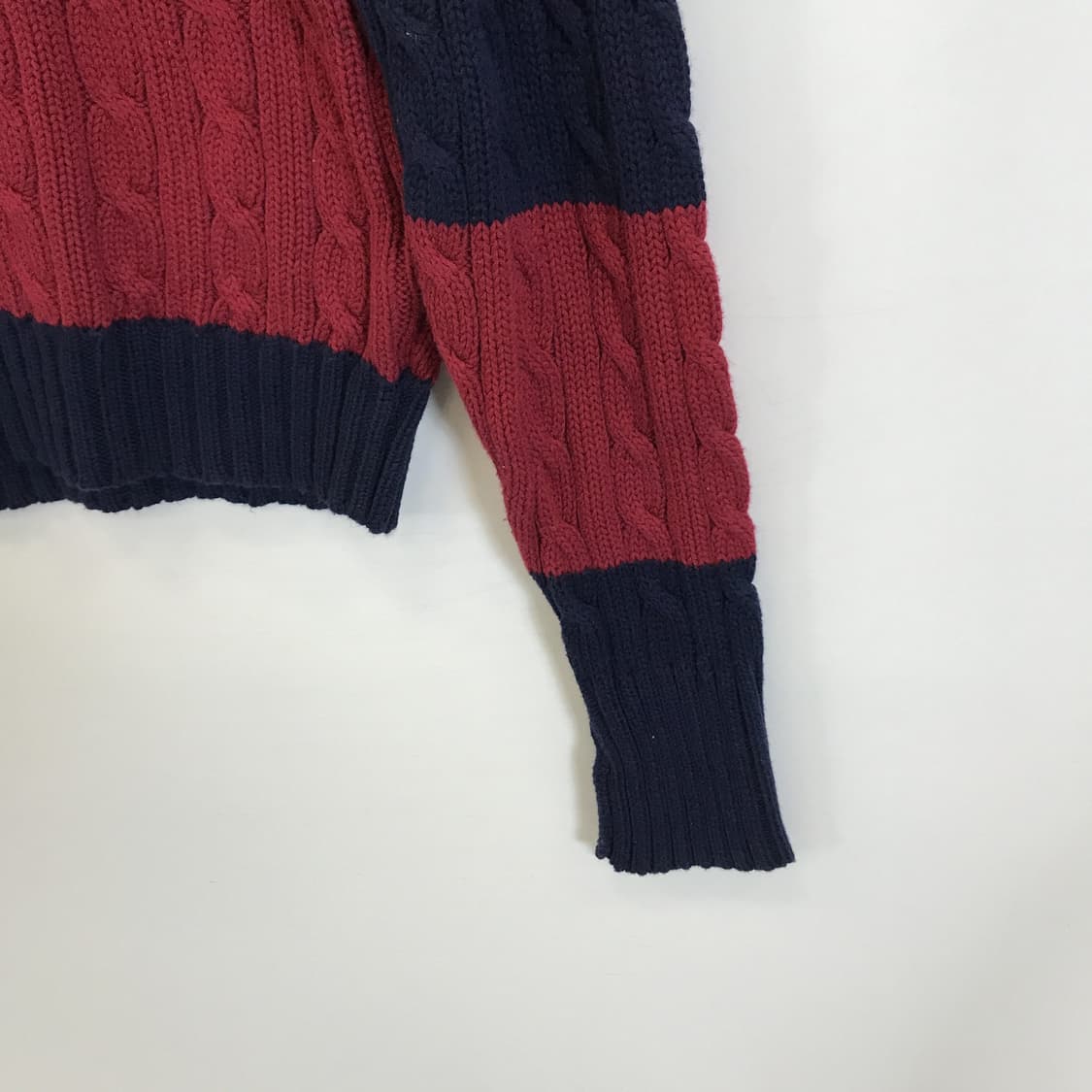 폴로 랄프로렌 스트라이프 케이블니트 [L] 상품이미지3