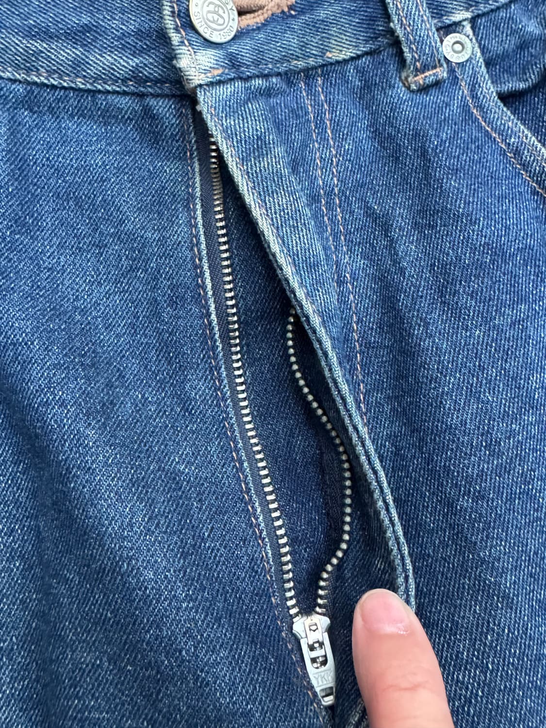 Stussy 스투시 워시드 데미지 데님팬츠 상품이미지7