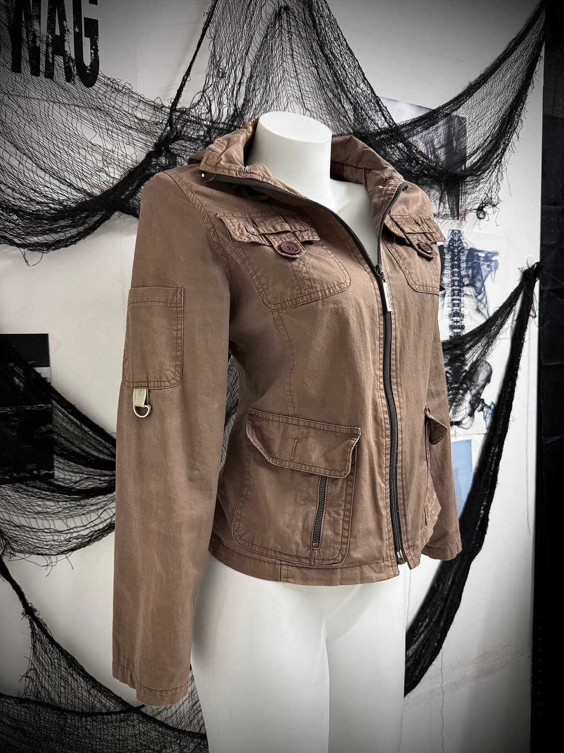 00s pocket detail hood zipup 상품이미지2