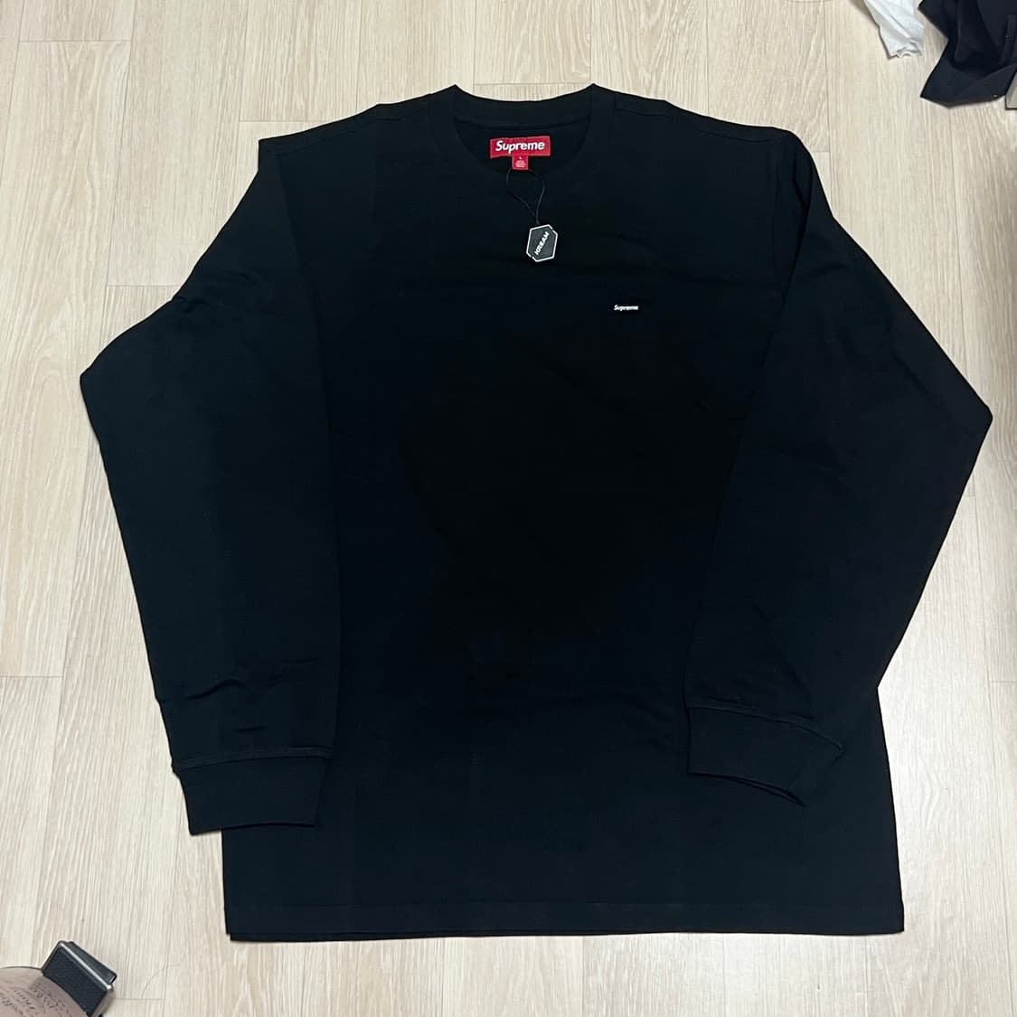 슈프림 스몰 박스 롱슬리브 티셔츠 블랙 L 상품이미지2