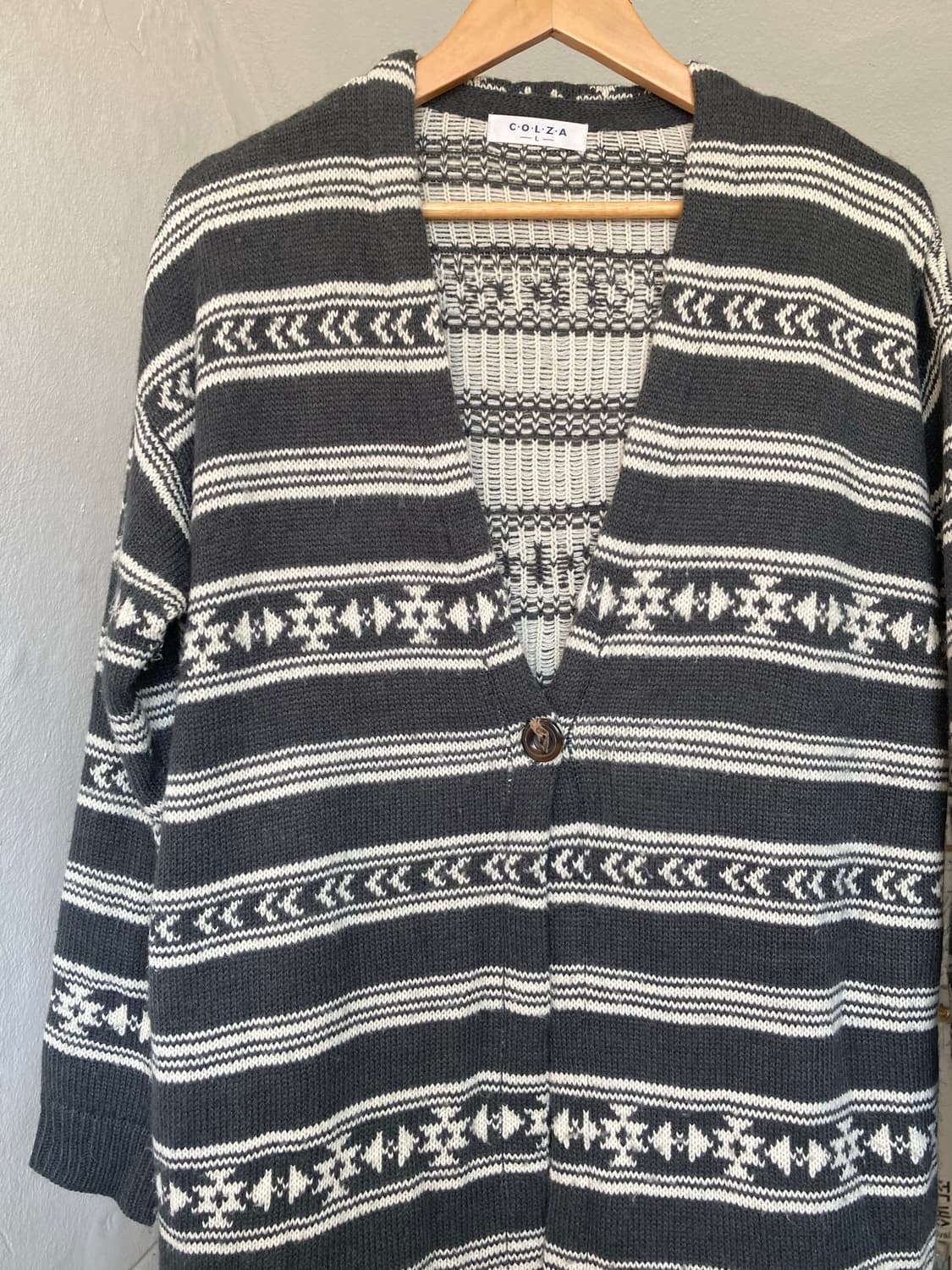 나바호 도톰 롱가디건 상품이미지2