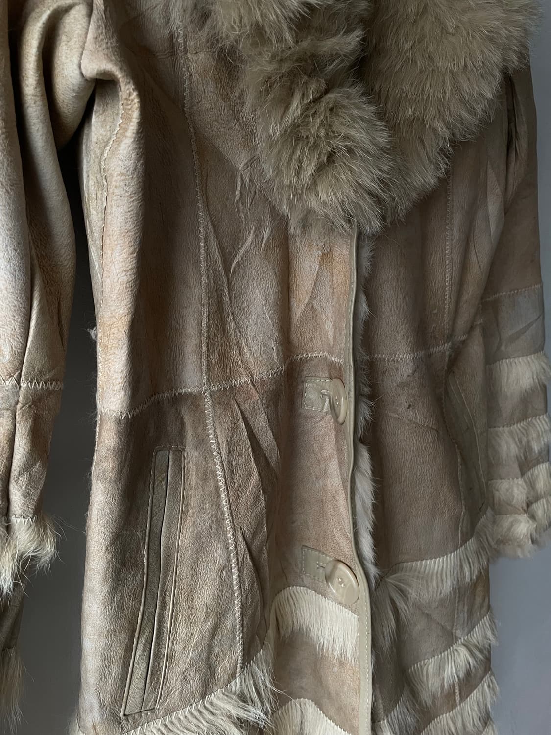 JPN Vintage Leather Coat 상품이미지4