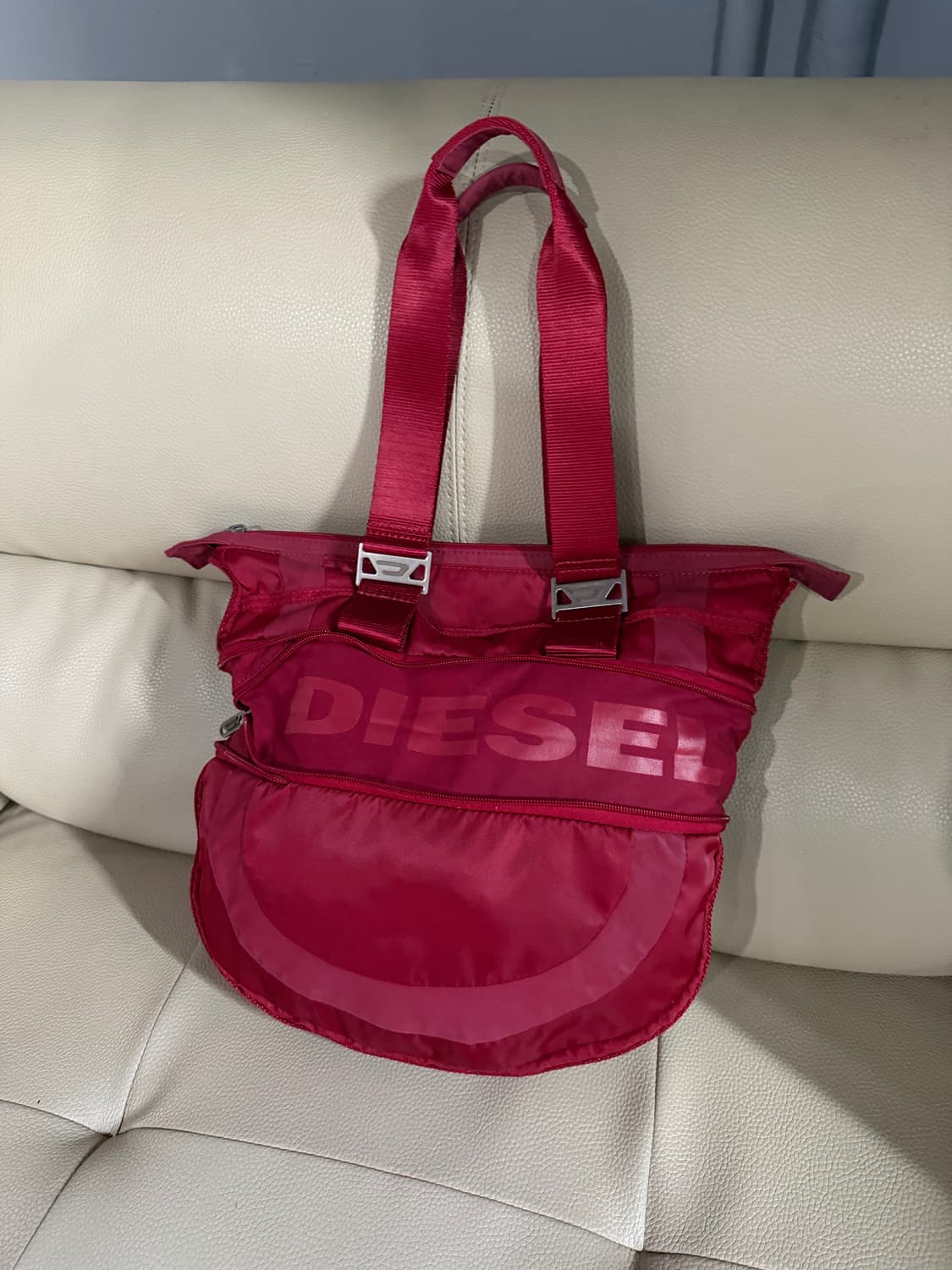 Diesel zipper detail shoulder bag  상품이미지1