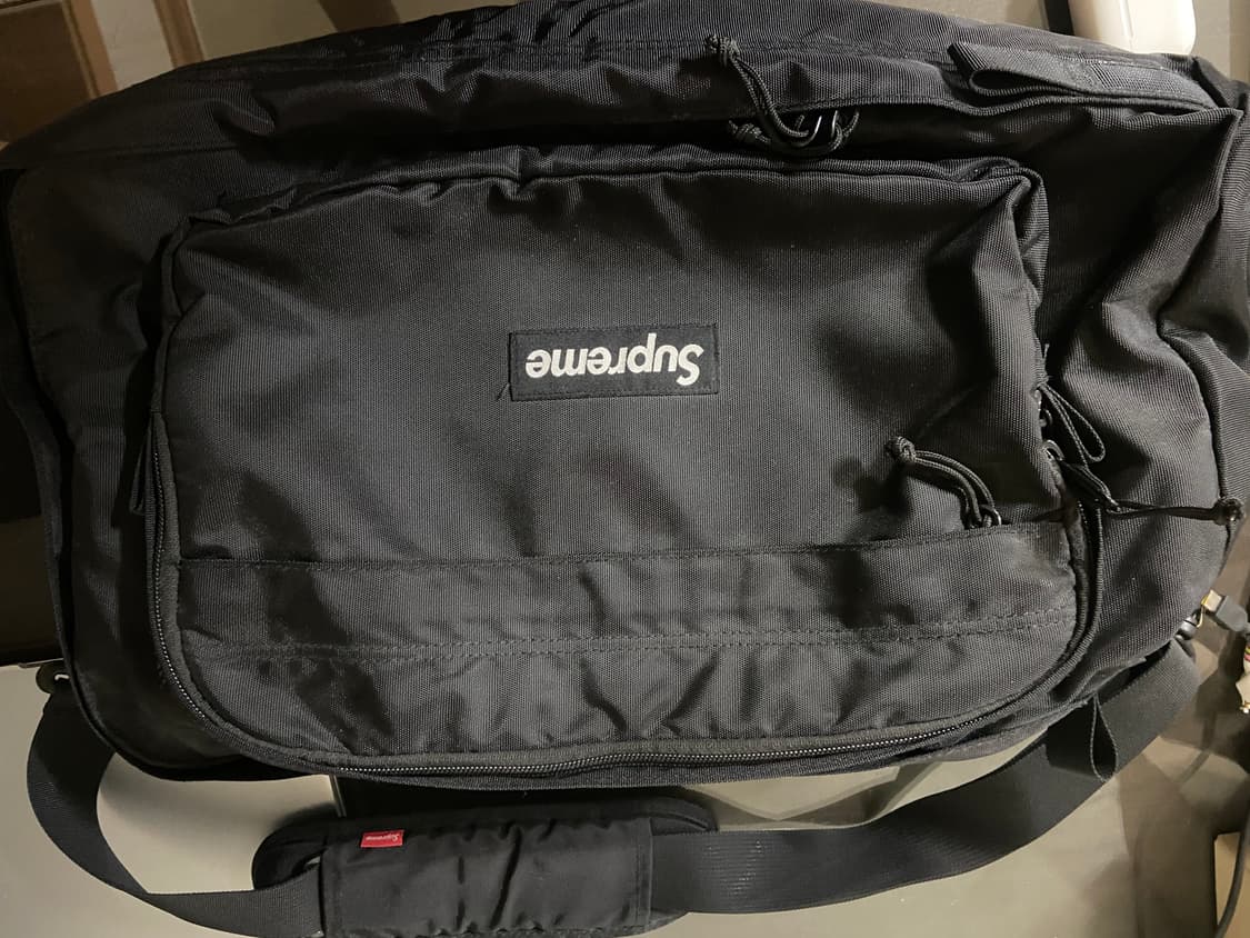 슈프림 더플백 19fw 블랙 상품이미지3