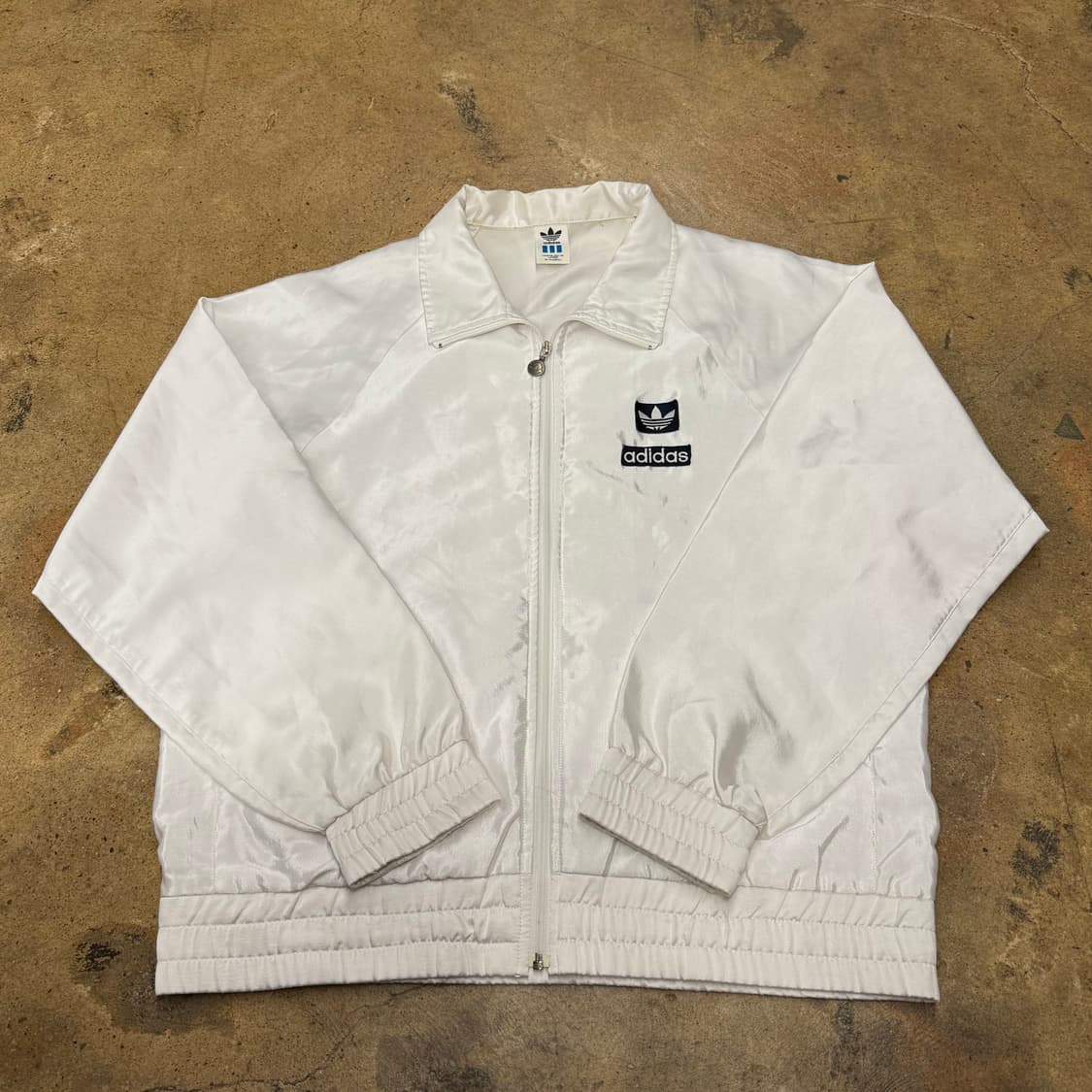 아디다스 올드스쿨 화이트 바람막이  상품이미지2