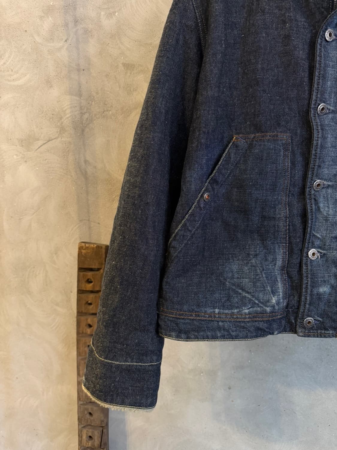 디젤 시어링 데님 자켓 100 상품이미지9