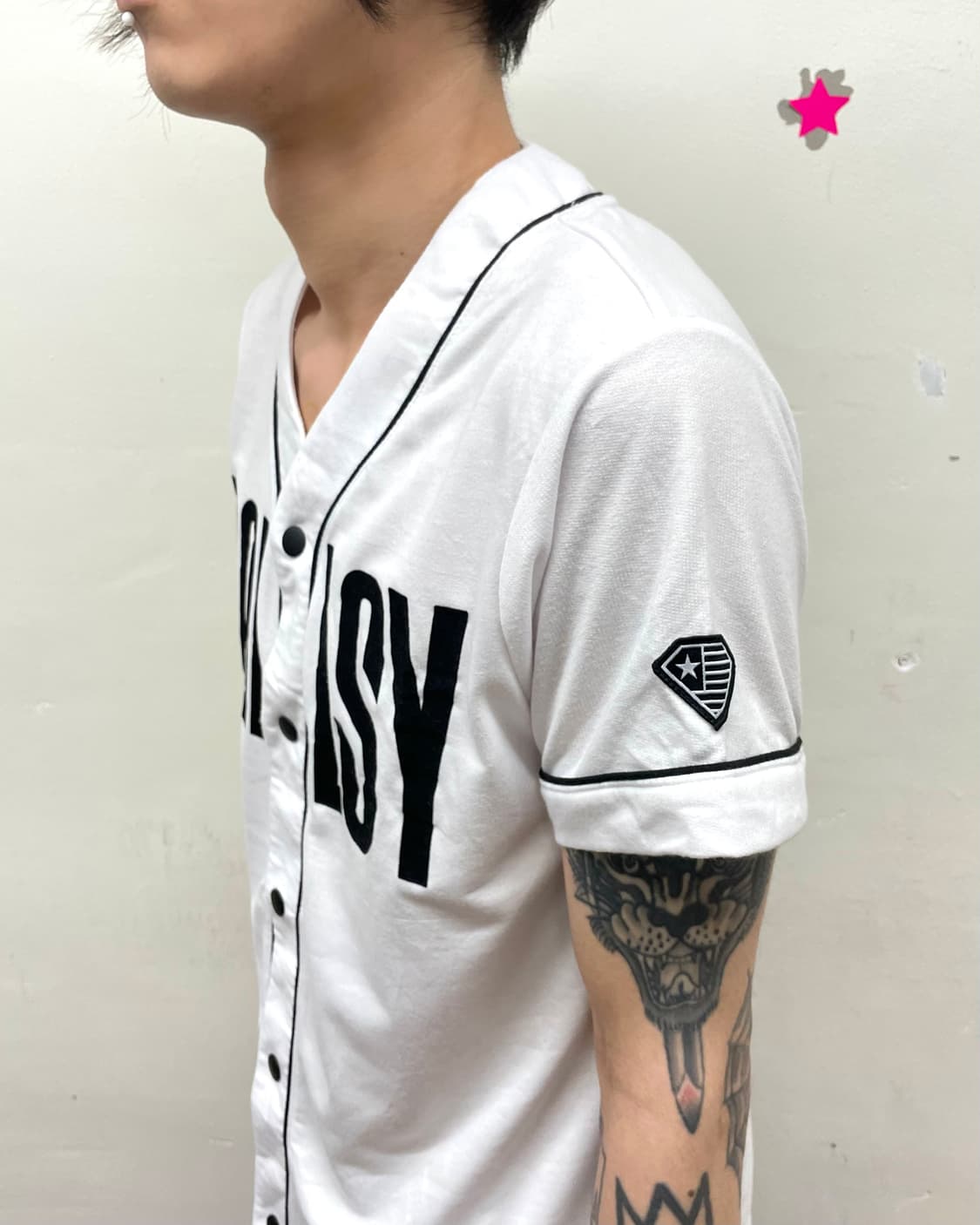 Baseball BALLSY White T-shirt 상품이미지3