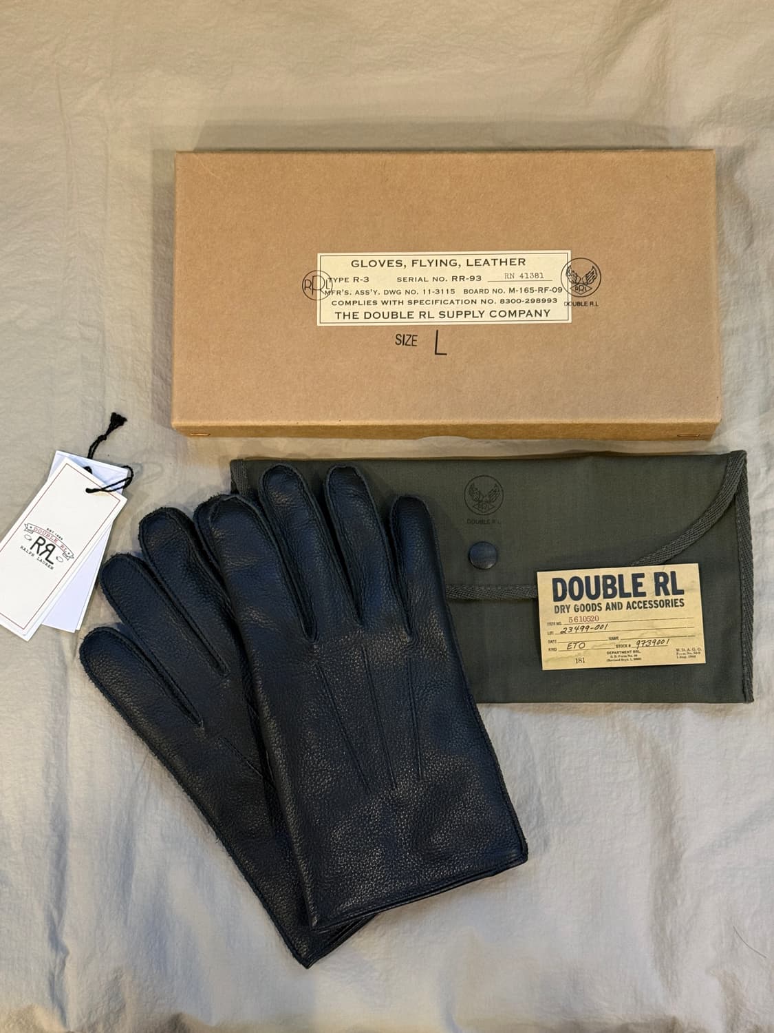 더블알엘 RRL 레더 장갑  상품이미지1