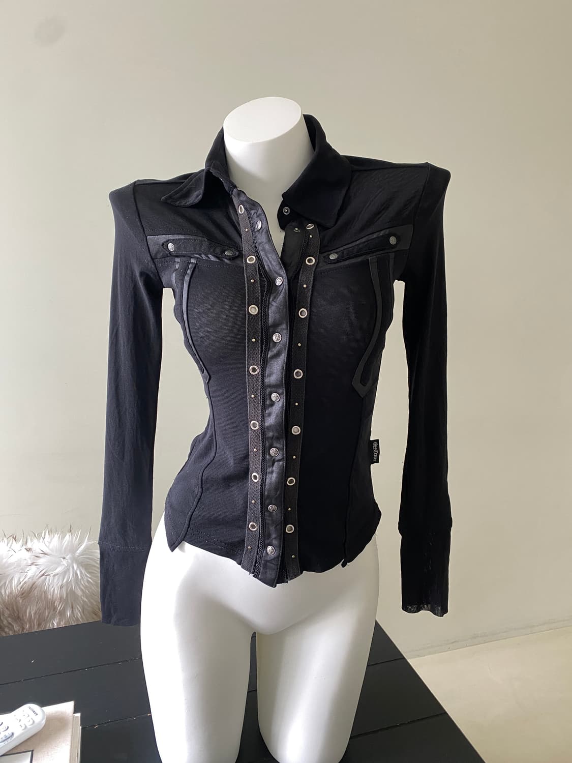 오즈온 오즈크로스 메쉬 셔츠 상품이미지1