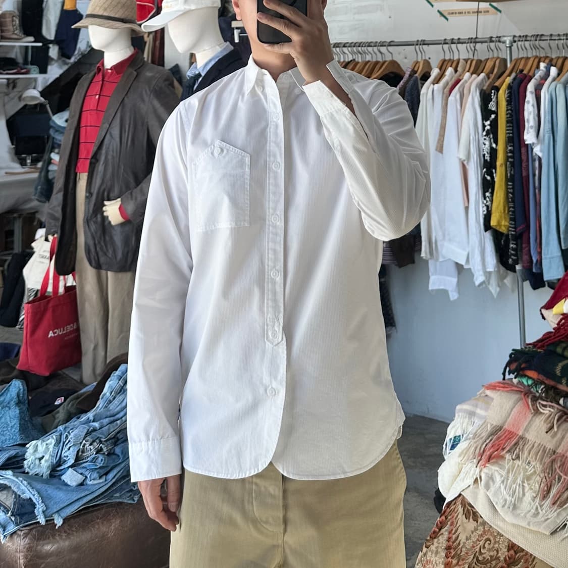 (착용컷) Columbia 아웃도어 셔츠 (남성용 98-100) 상품이미지3