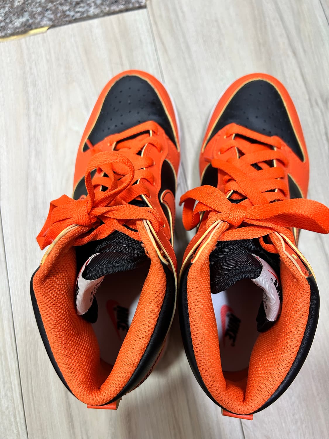 (GS) 나이키 덩크 하이 세이프티 오렌지 상품이미지2