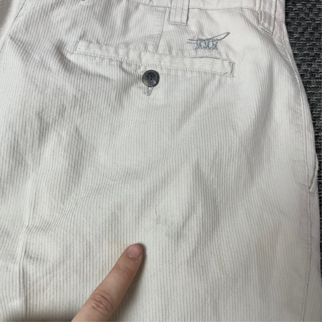 (34) 헨리코튼 백 자수로고 연베이지 코튼 팬츠 상품이미지8