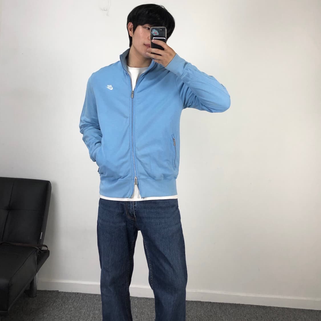 나이키 정품 투웨이 집업 스우시  상품이미지2