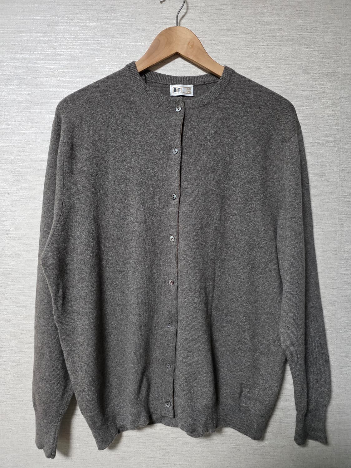 닥스 코코아 퓨어 캐시미어100% 가디건(made in Scotland) 상품이미지1