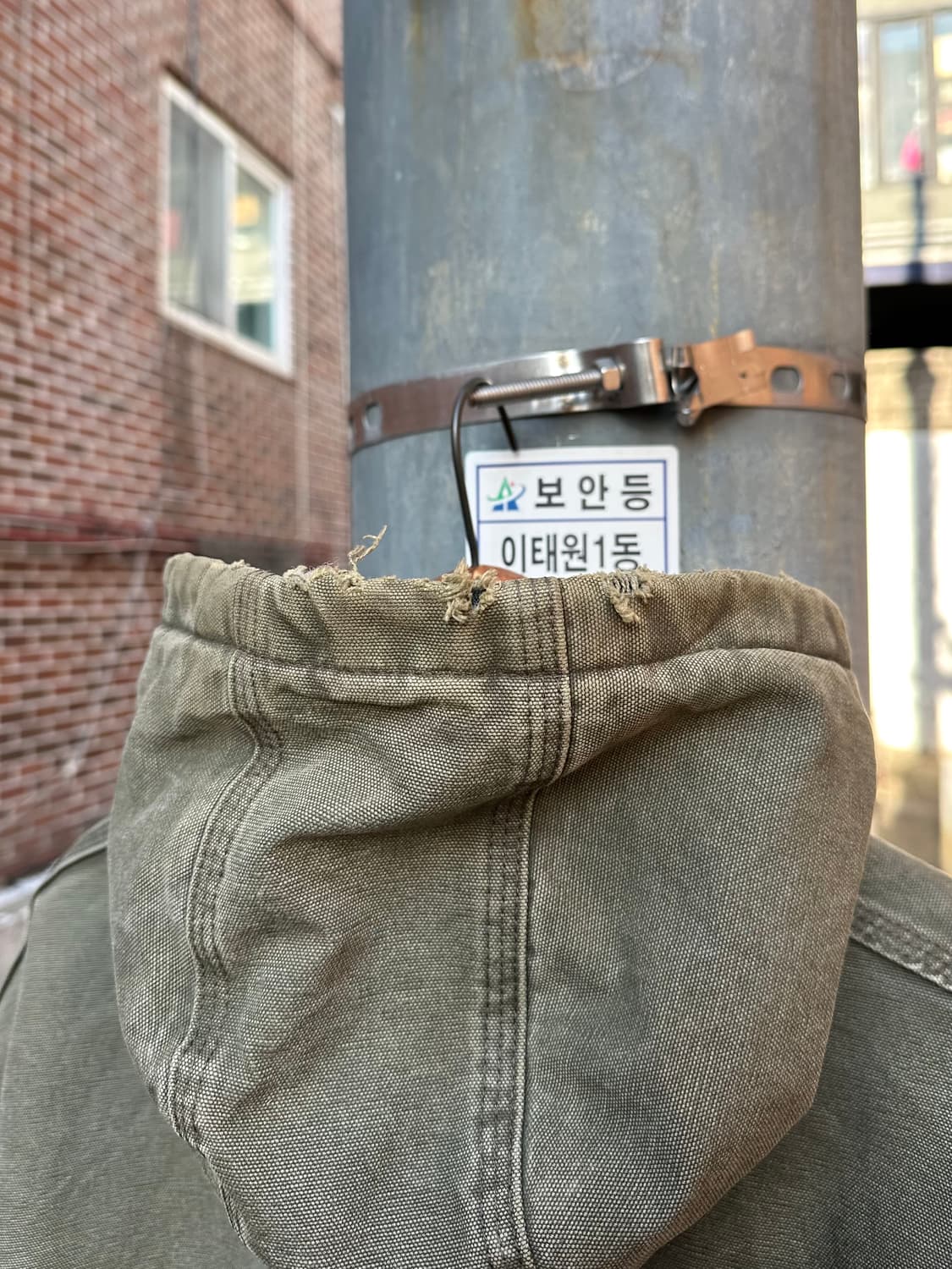 칼하트 디트로이트 덕 액티브 모스그린 워크자켓 J130 상품이미지8