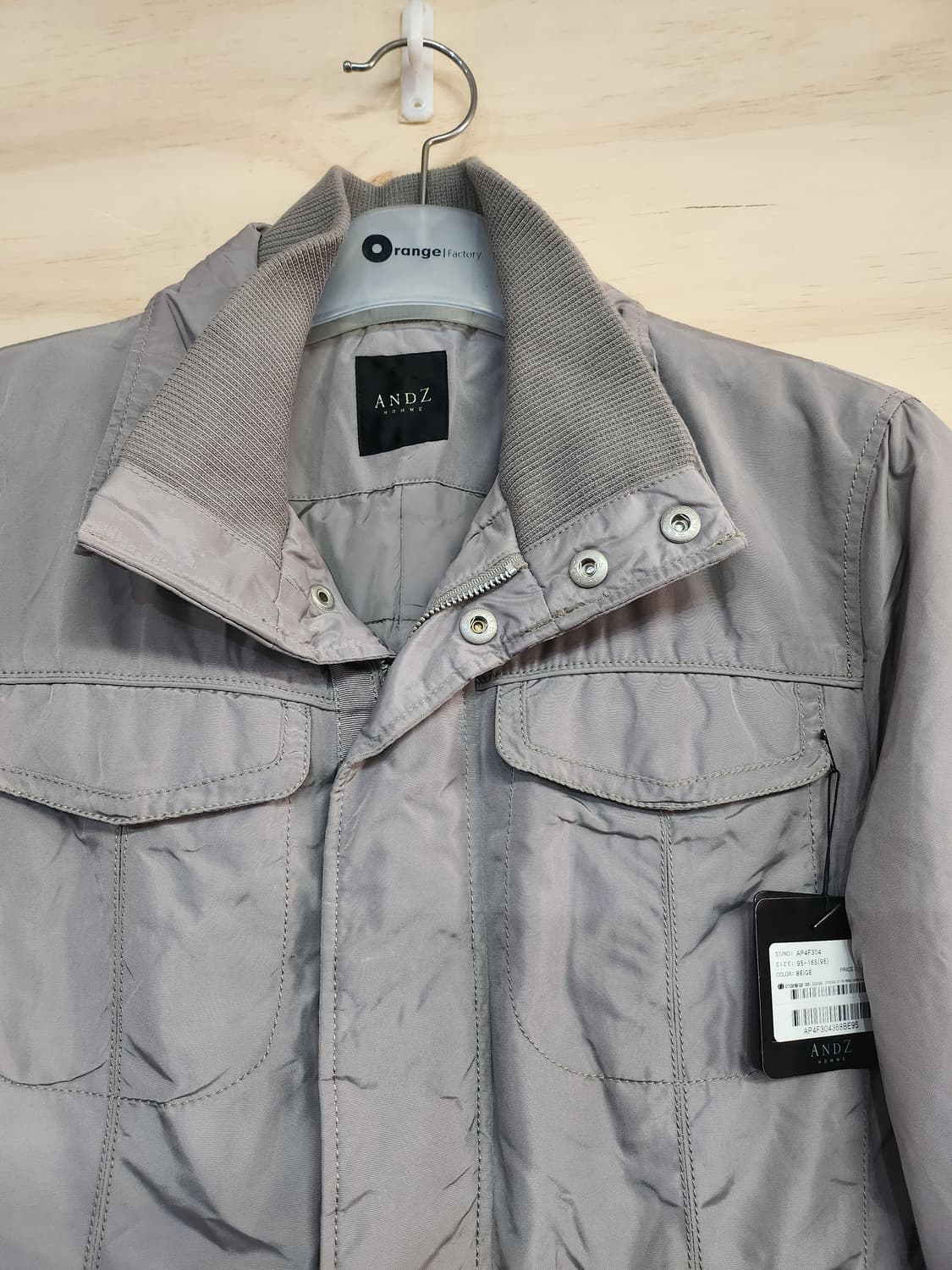 82) ANDZ 남성 사파리 오리털 자켓 상품이미지2