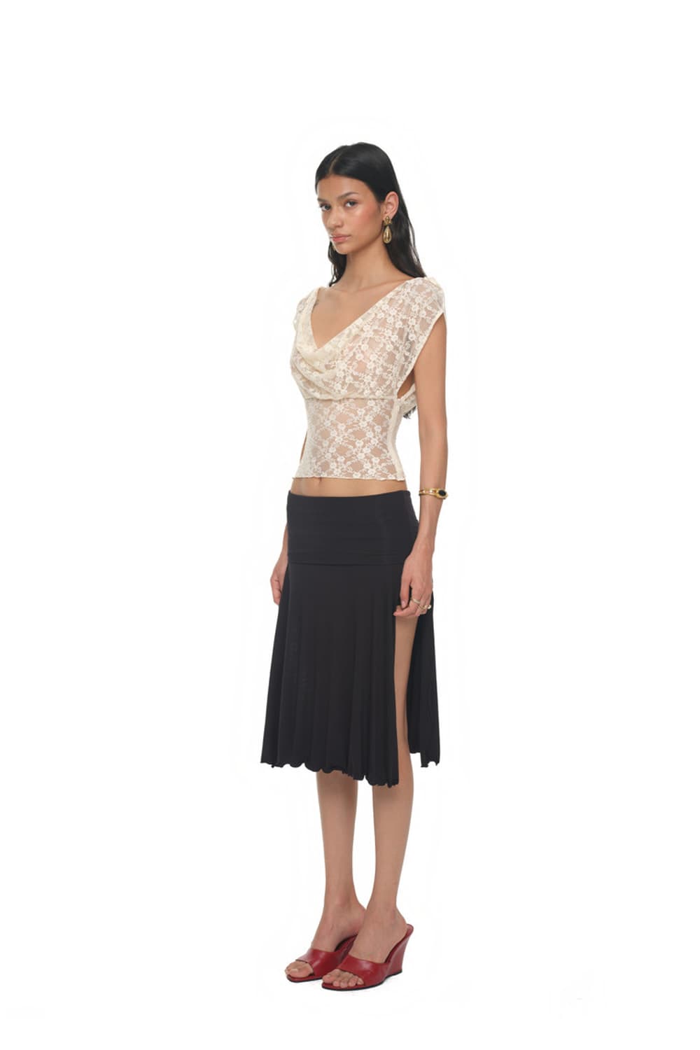 투머치택스 LACE BUTTON TOP (IVORY) 상품이미지5