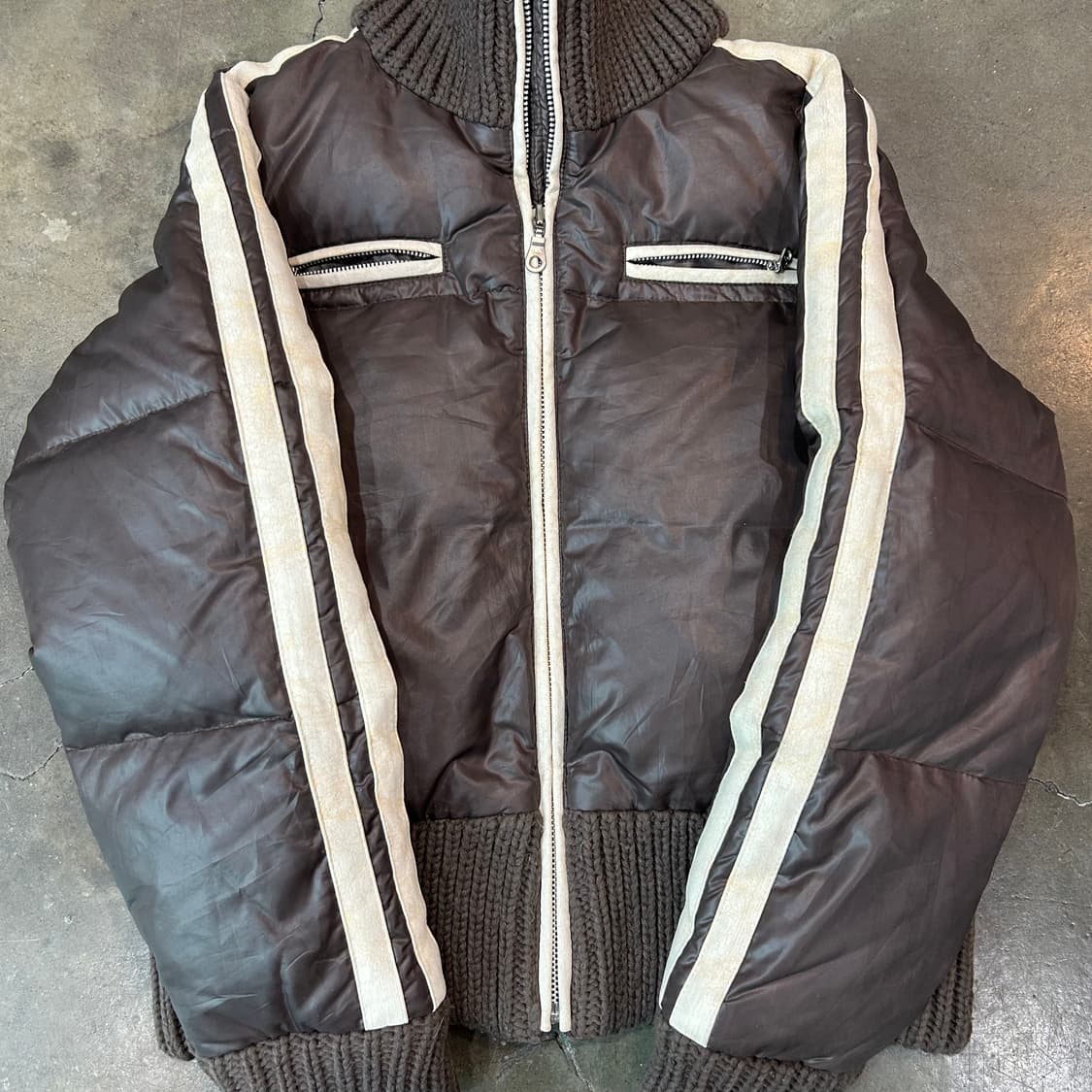 본더치 브라운 덕다운 패딩 상품이미지5