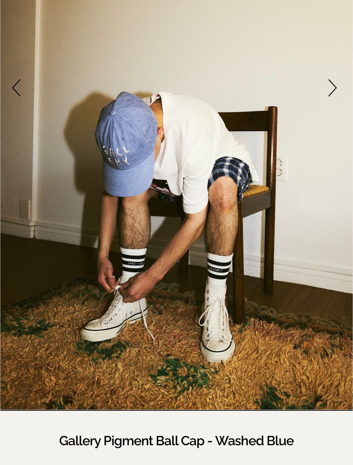 1011갤러리 / 피그먼트 볼캡 (워시드 블루) / OS 상품이미지2