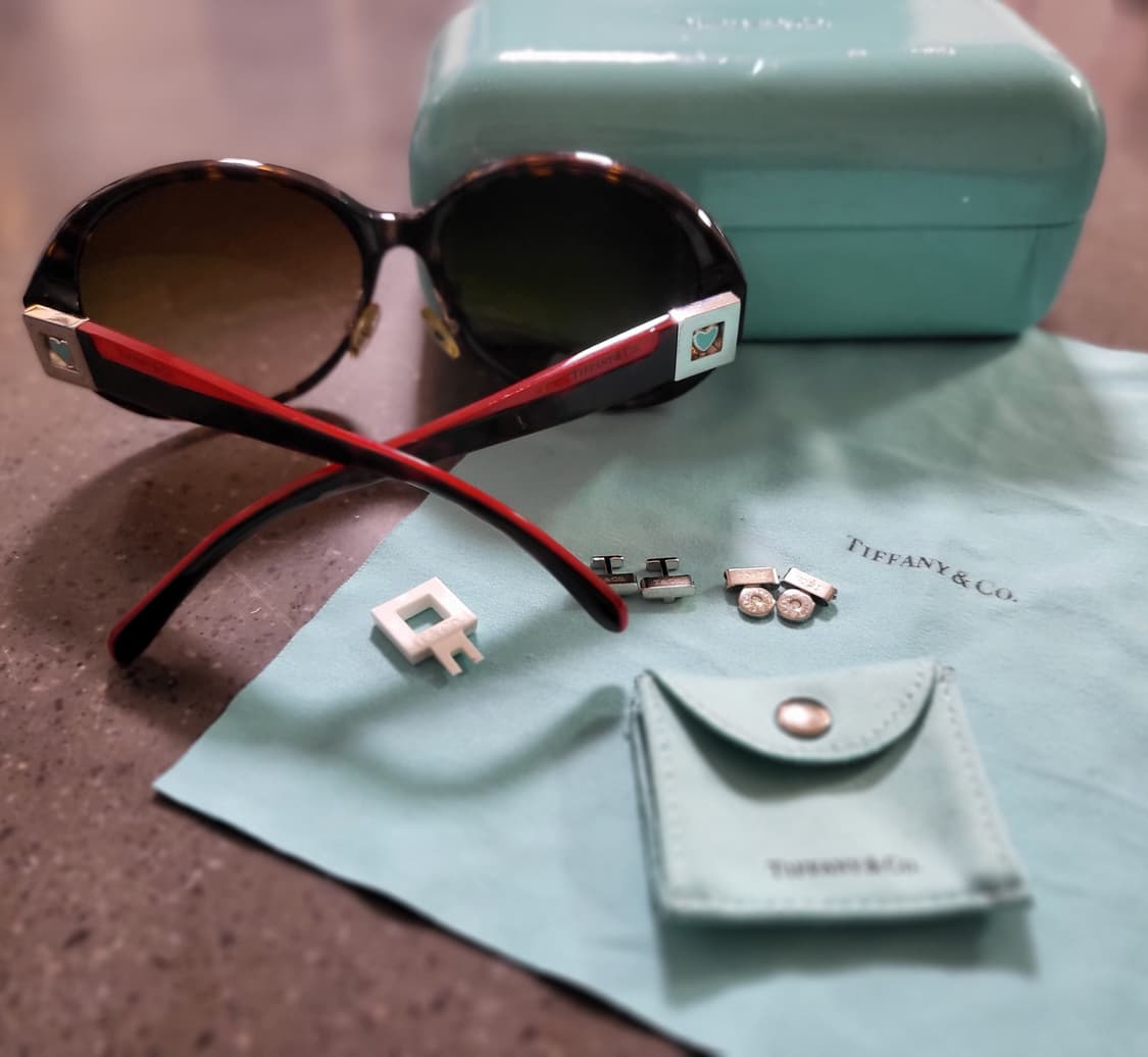 (정품)티파니 선글라스 스페셜 에디션 풀세트+다리 교체용 실버2종 세트 상품이미지1
