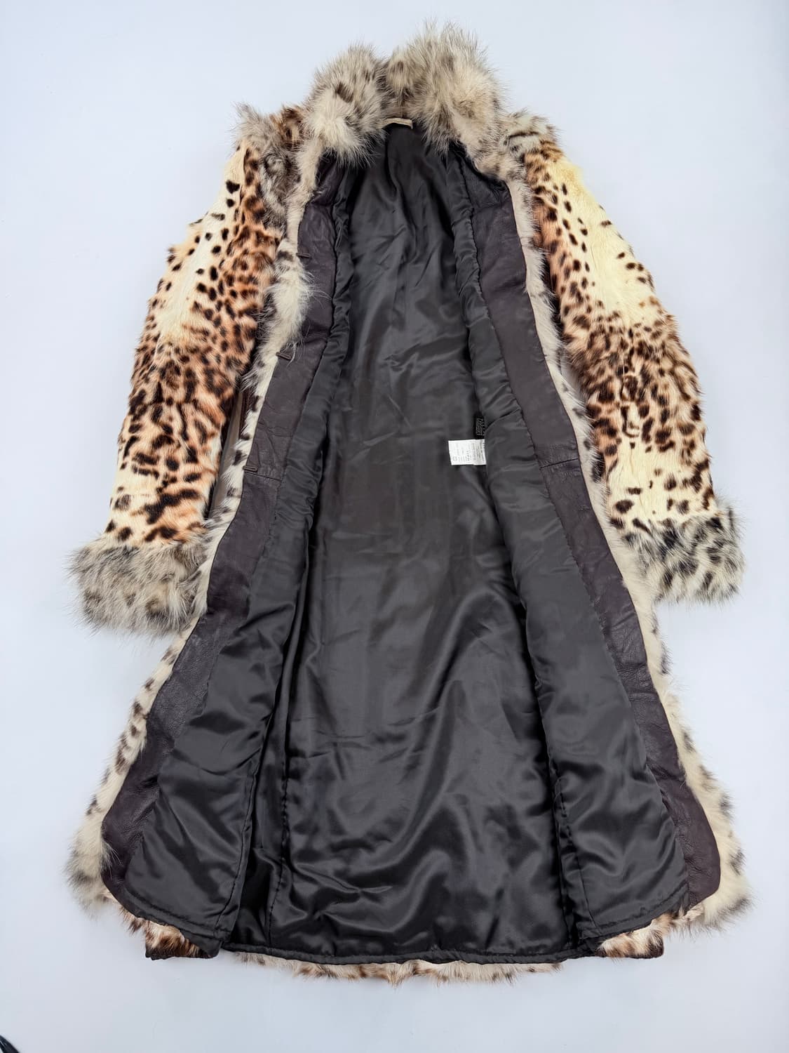 로베르토 카발리 레오파드 폭스&레빗 퍼 코트 상품이미지4