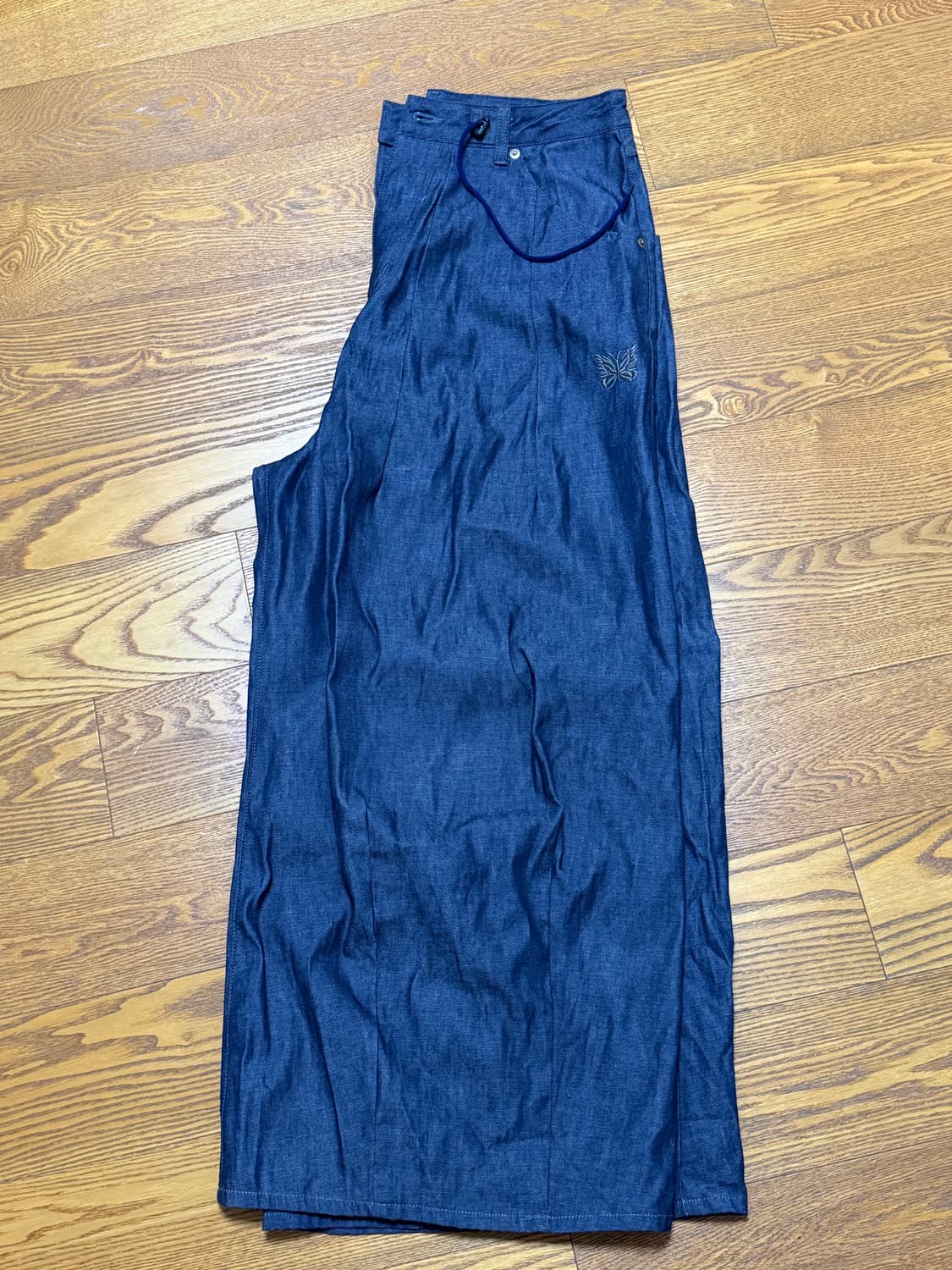 Needles H.D. 데님 6온스 버기 팬츠 417 EDIFICE XS 상품이미지5