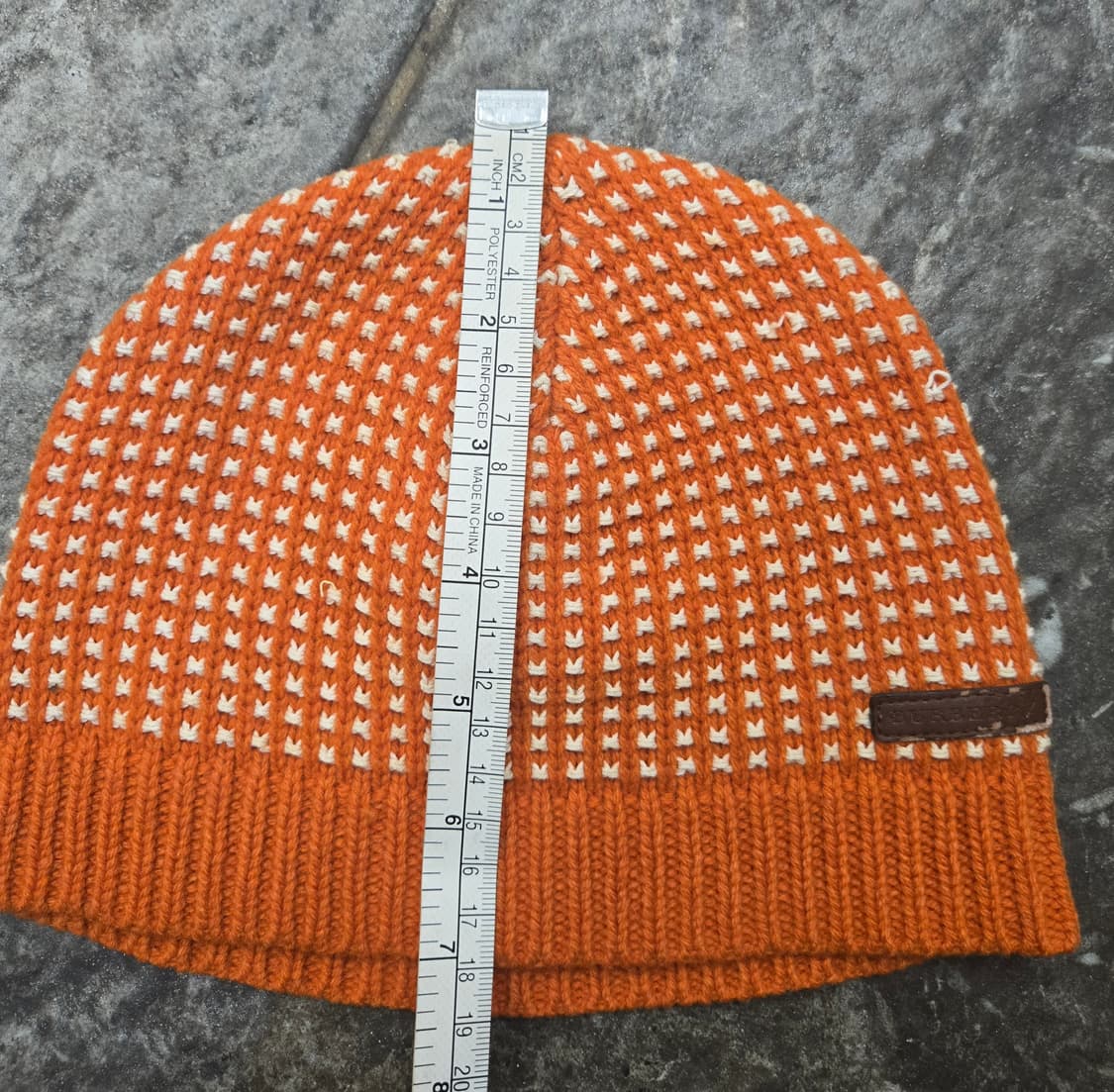 버버리 정품 오렌지 비니 정품  상품이미지10