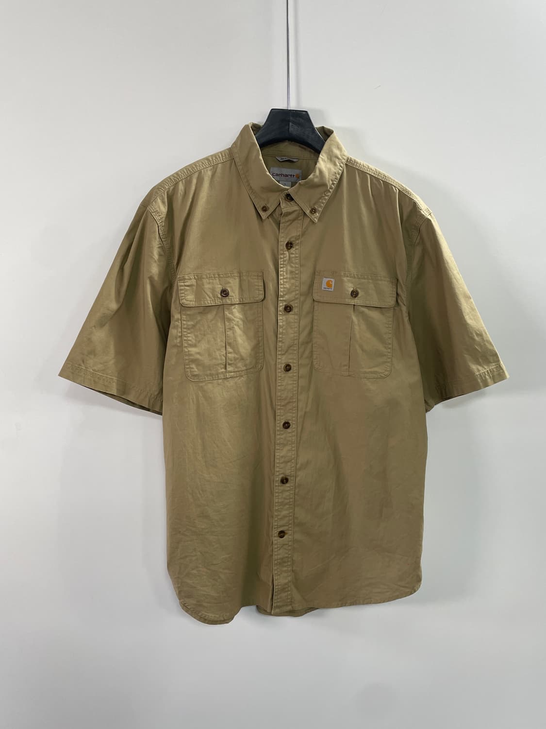 칼하트 투포켓 베이지 반팔 셔츠 (on.1015) 상품이미지1