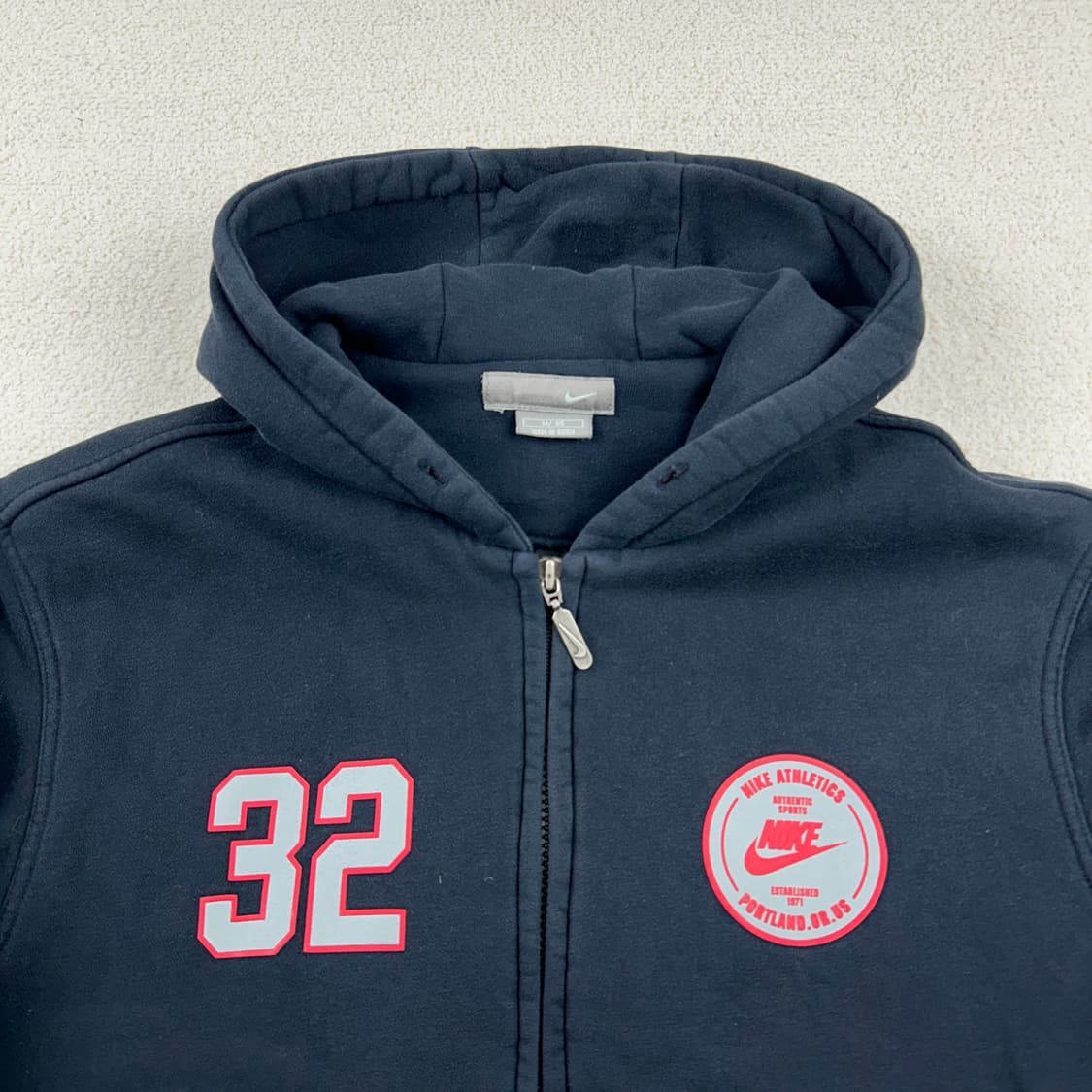 00s 나이키 포틀랜드 누빔 후드 점퍼 블랙  상품이미지4