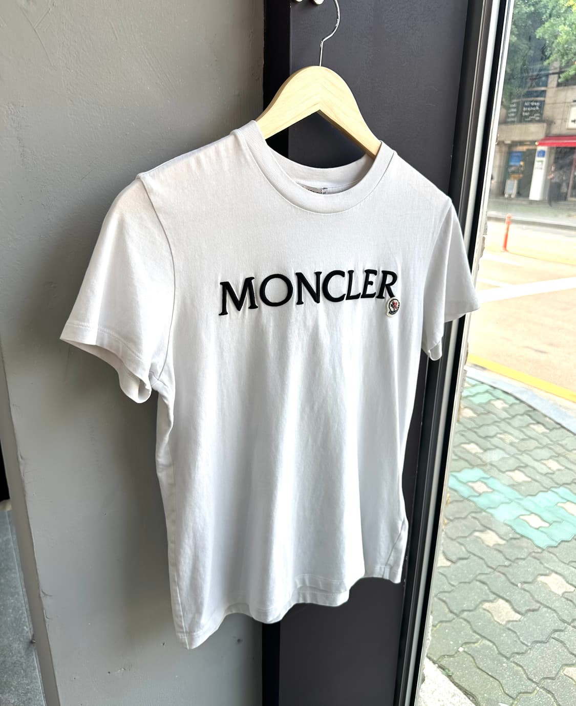 S/ 몽클레어 신형 로고 반팔 티셔츠 상품이미지4
