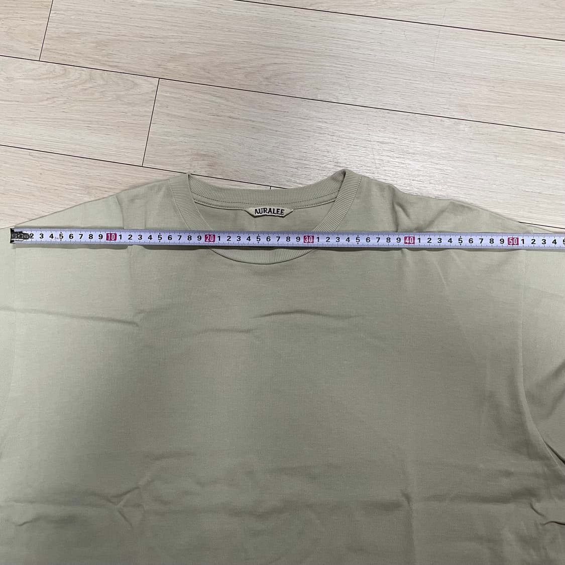 오라리 러스터 플레이팅 긴팔티 (라이트그린/5사이즈) 상품이미지6