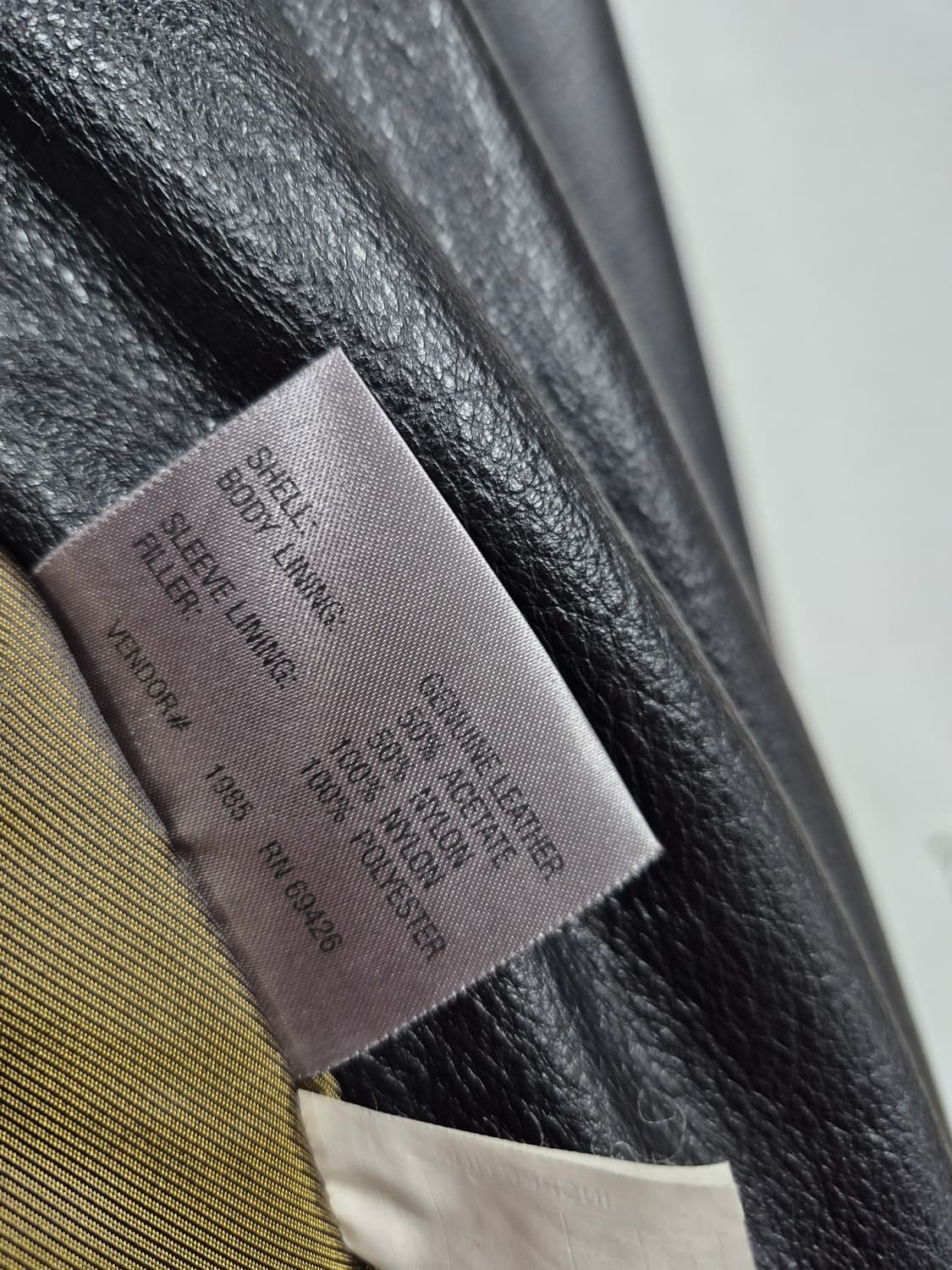 Wilson leather 오버핏 남성 소가죽 사첼 가죽자켓 상품이미지7