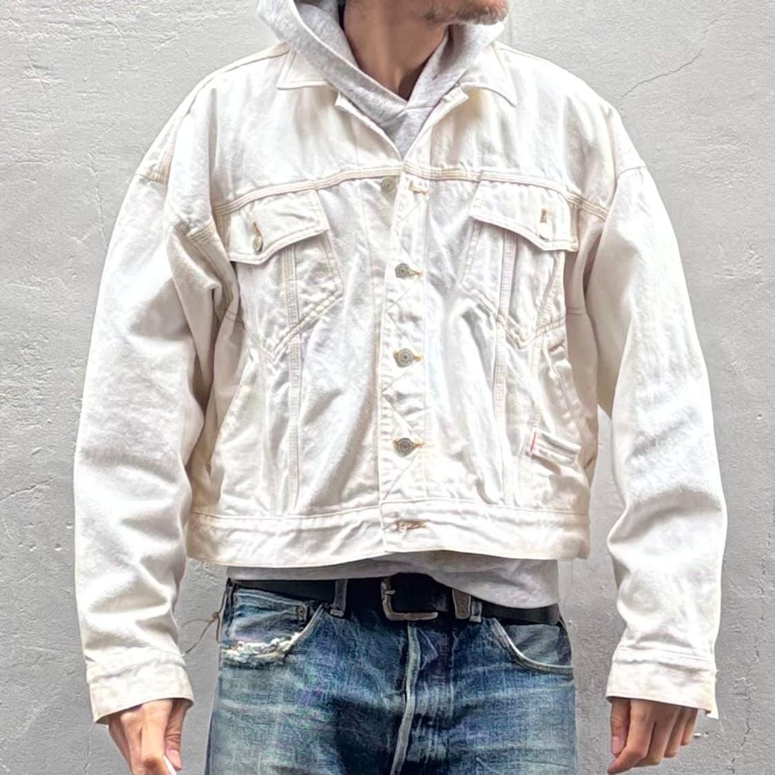 일본 스위트 카멜 데님 자켓 상품이미지9