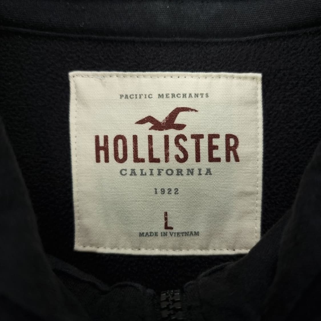 [홀리스터] 폴리쉘 후드 집업 자켓 블랙 M19950 상품이미지7