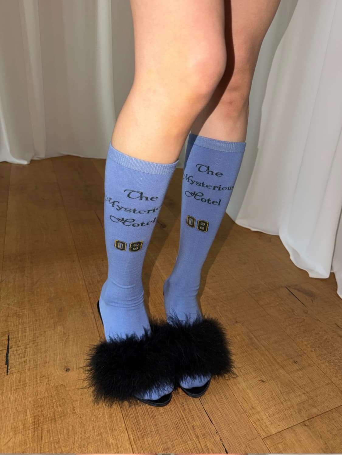미스테리어스호텔 HOTEL PUNK KNEE-HIGH SOCKS 상품이미지2