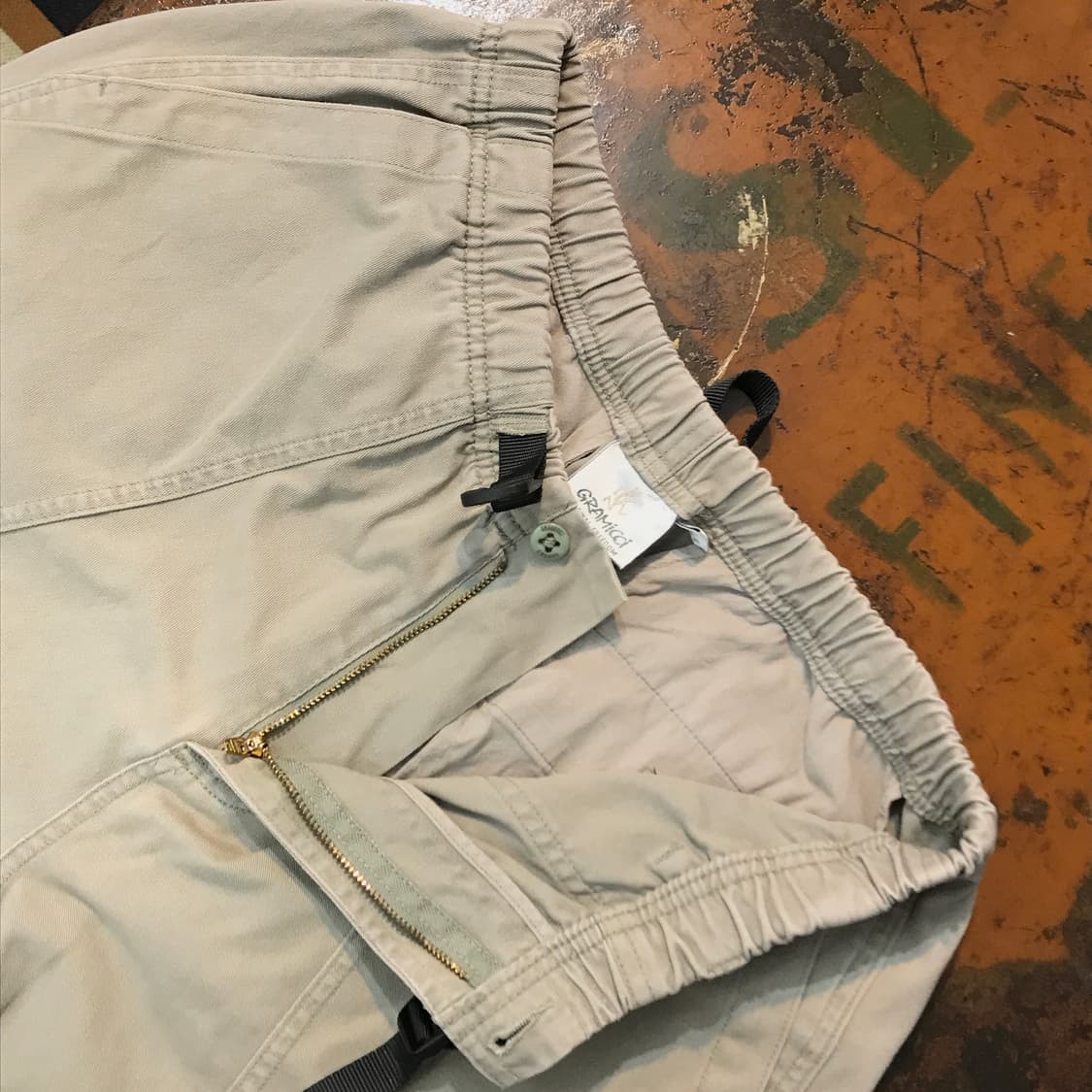 그라미치 베이지 밴딩 코튼 퍼티그 팬츠 허리 29 32 사이즈 상품이미지5