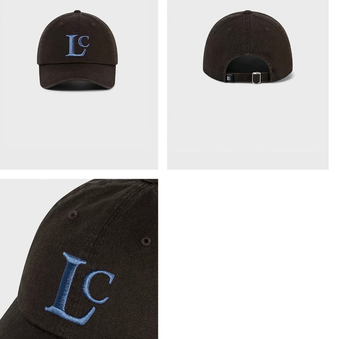 로우클래식 Lc logo ball cap_brown 상품이미지3