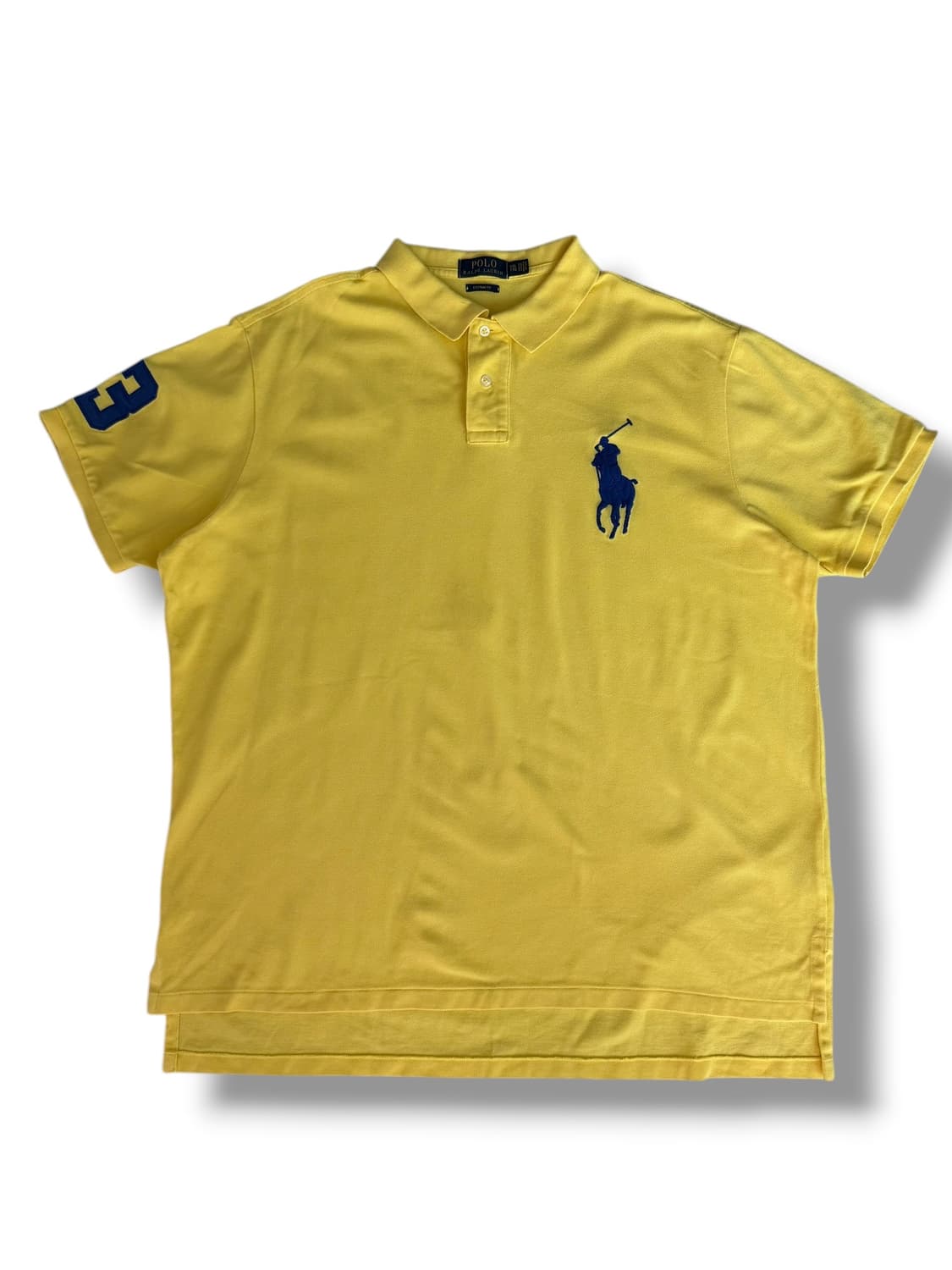 폴로 랄프로렌 빅포니 옐로우 피케이 티셔츠 상품이미지1