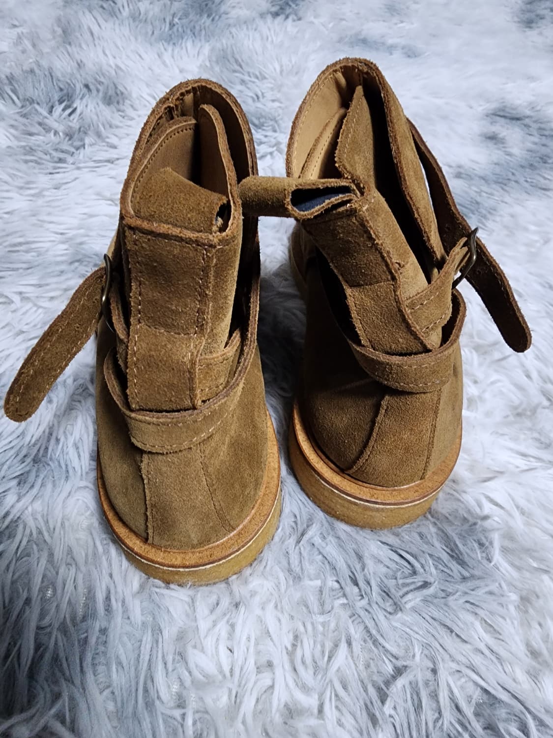 (42/270)AMI 아미 조드퍼 더비 스트랩 스웨이드 부츠 상품이미지3