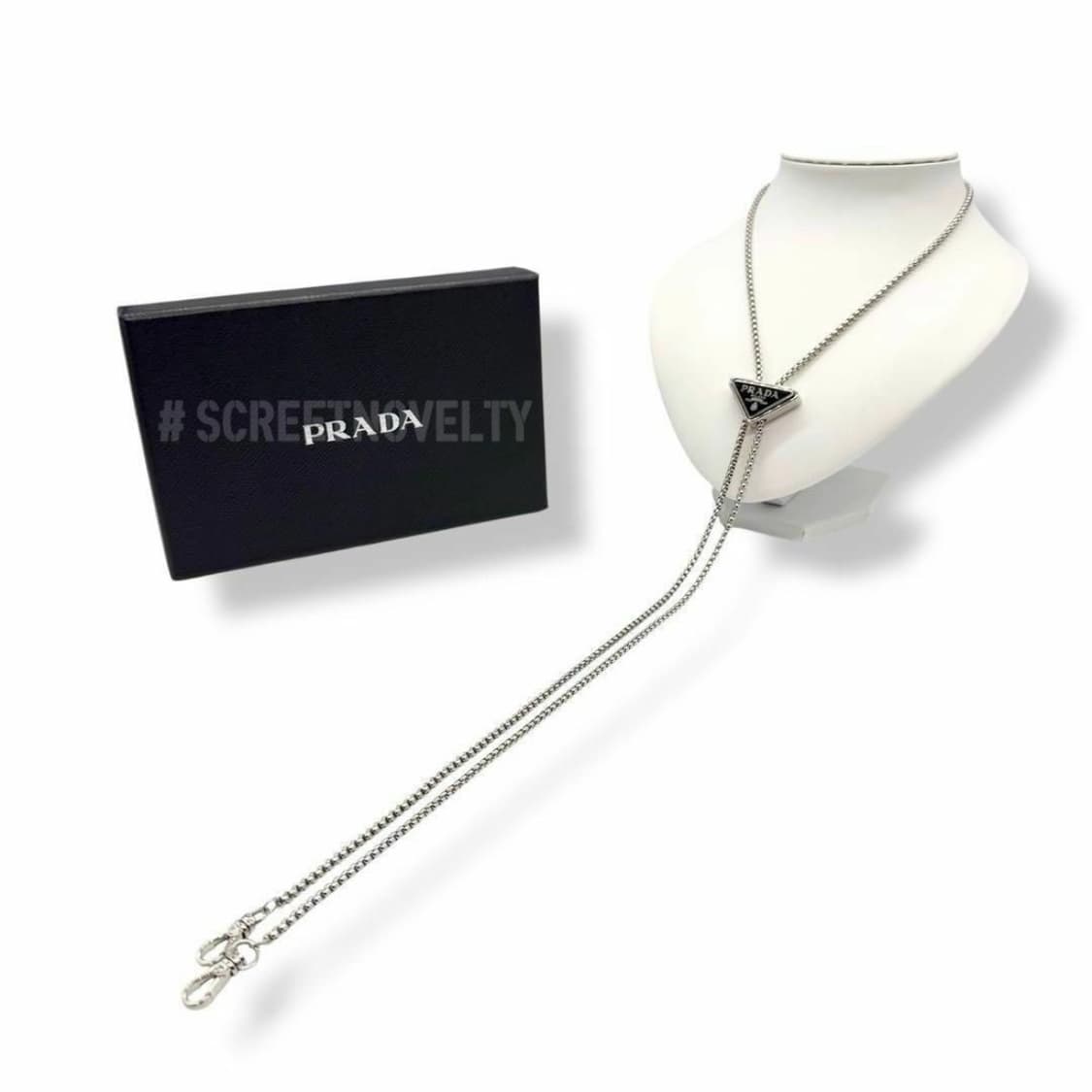  프라다 에어팟 스트랩 풀박스 블랙 상품이미지1