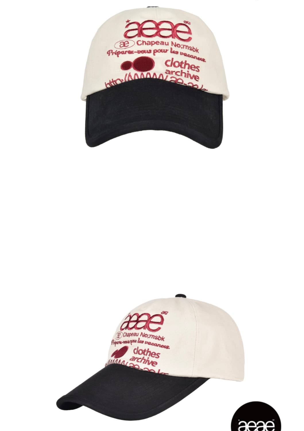AEAE) Wed Logo 5 Pannel Ball Cap F 상품이미지2
