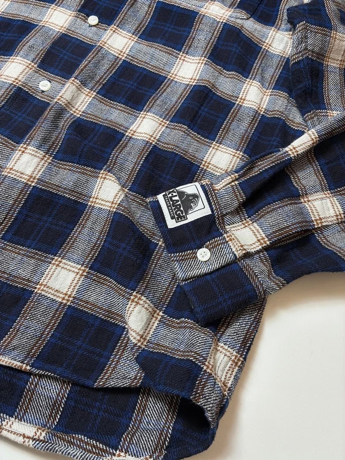 엑스라지 XLARGE 재팬 체크 후디 셔츠 PN8485 상품이미지4