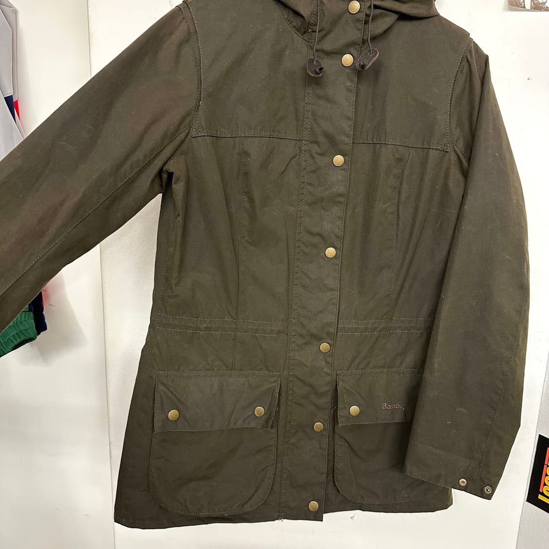 바버 더람 왁스자켓 ‘올리브’ 상품이미지2