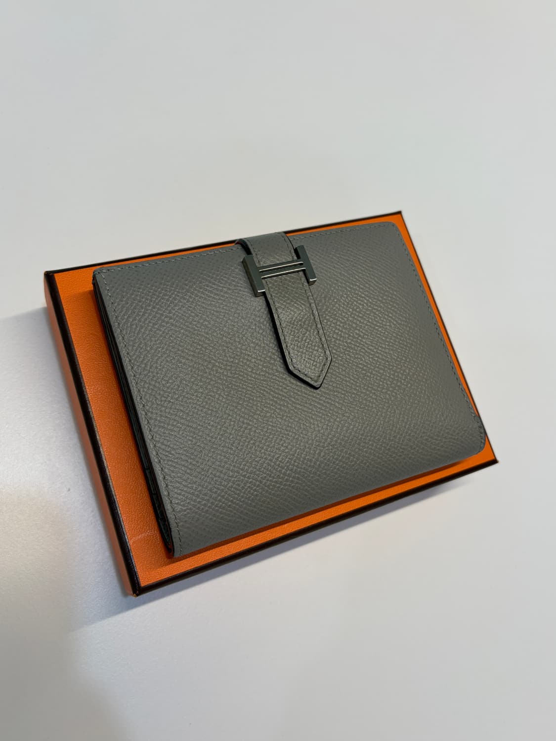 에르메스 베안 반지갑 그리스 무엣 은장 상품이미지3