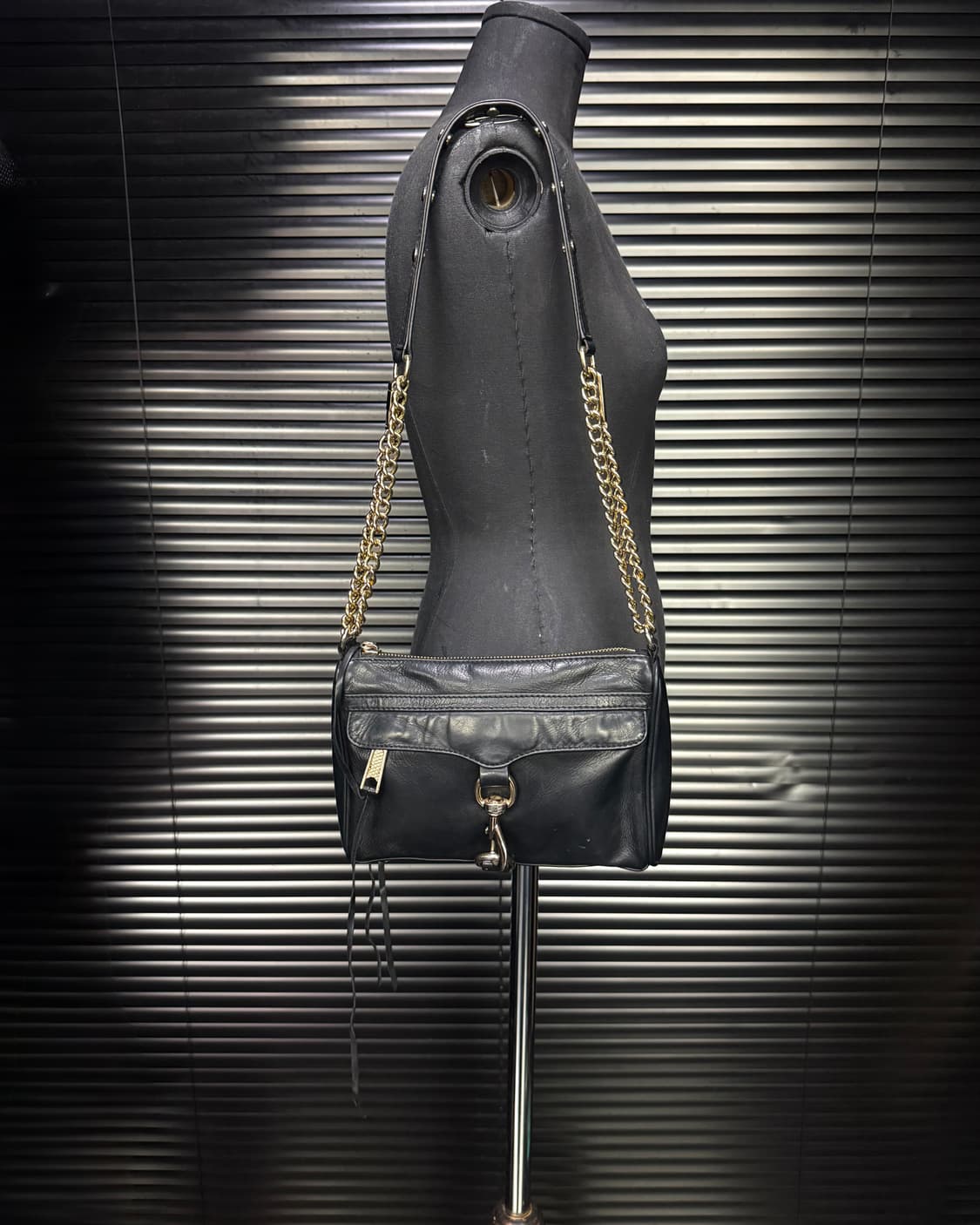 레베카밍코프 체인백 블랙 가죽 숄더백 토드백 크로스백 버클 고리 키링 상품이미지1