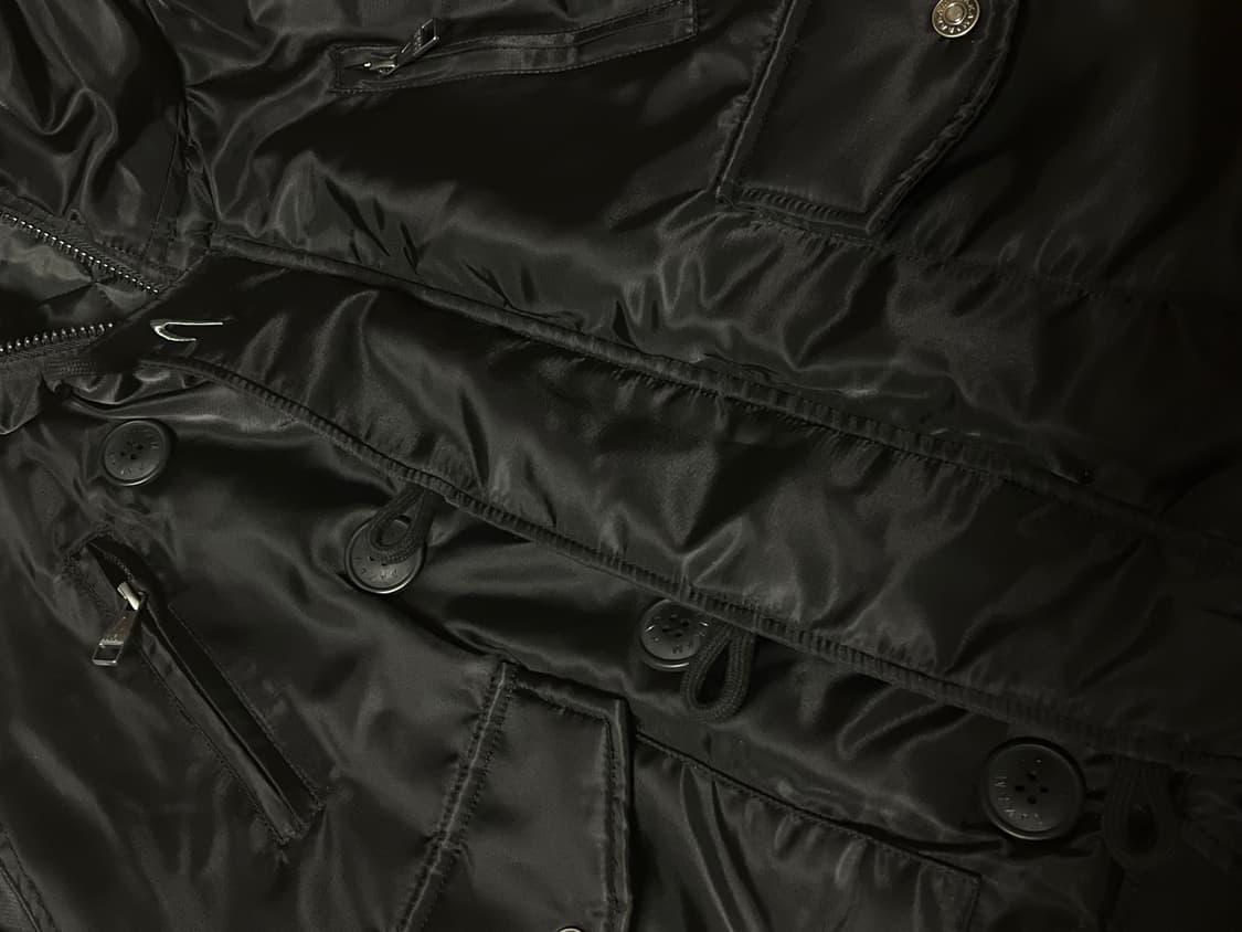 [1] 아캄 Hooded Fur MA-1 Jacket (Black) 상품이미지4